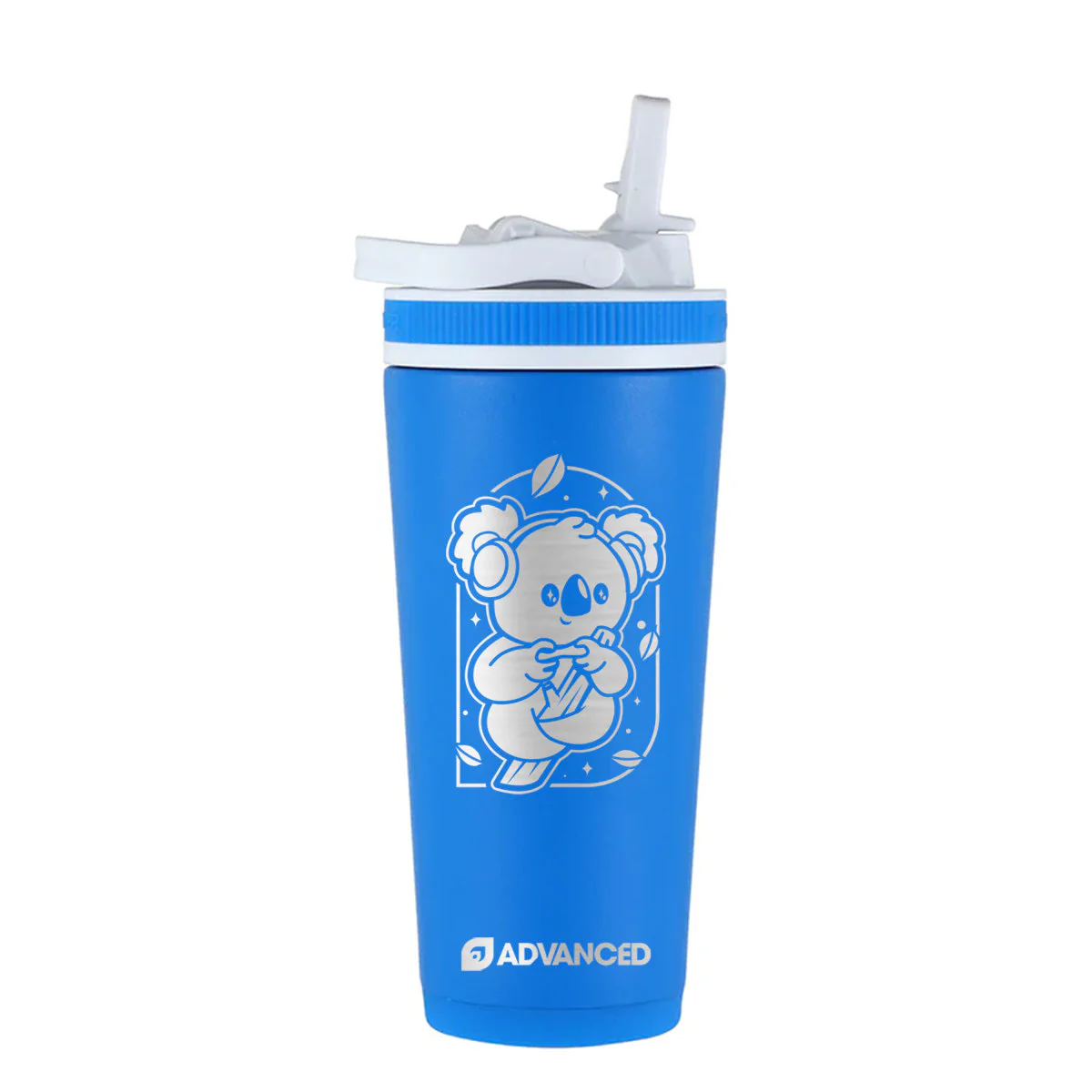Absterge Custom 26oz Sport Bottle - Royal Blue - Image 2