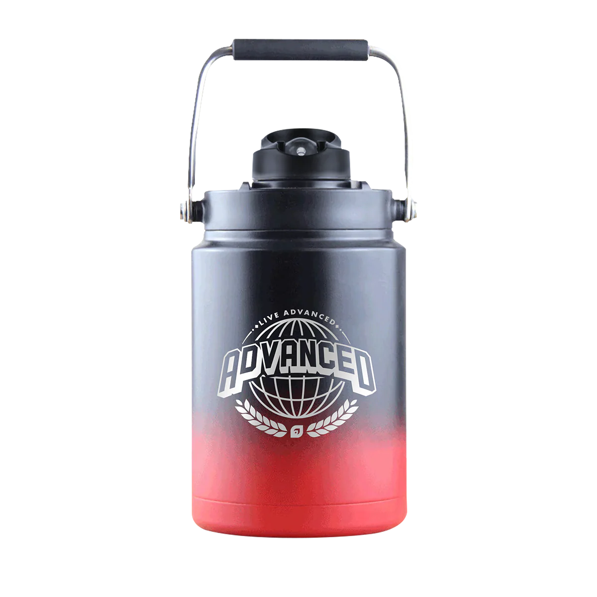 ADVANCED® Half Gallon Jug - Red Black Ombre