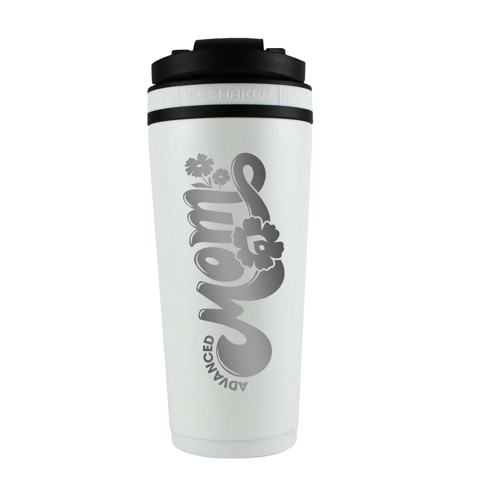 Advanced Mom 26oz Ice Shaker - White