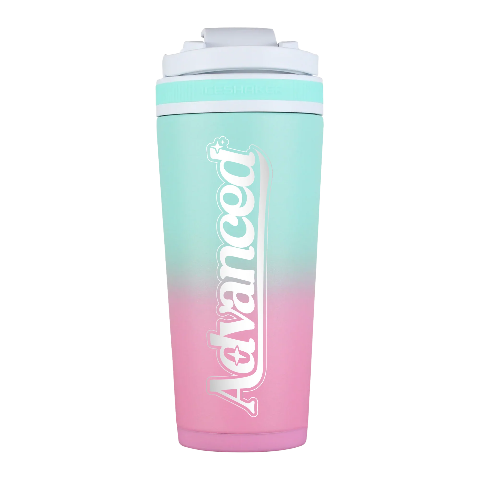 ADVANCED Sweet Treat 26oz Shaker Bottle - Pink Mint Ombre