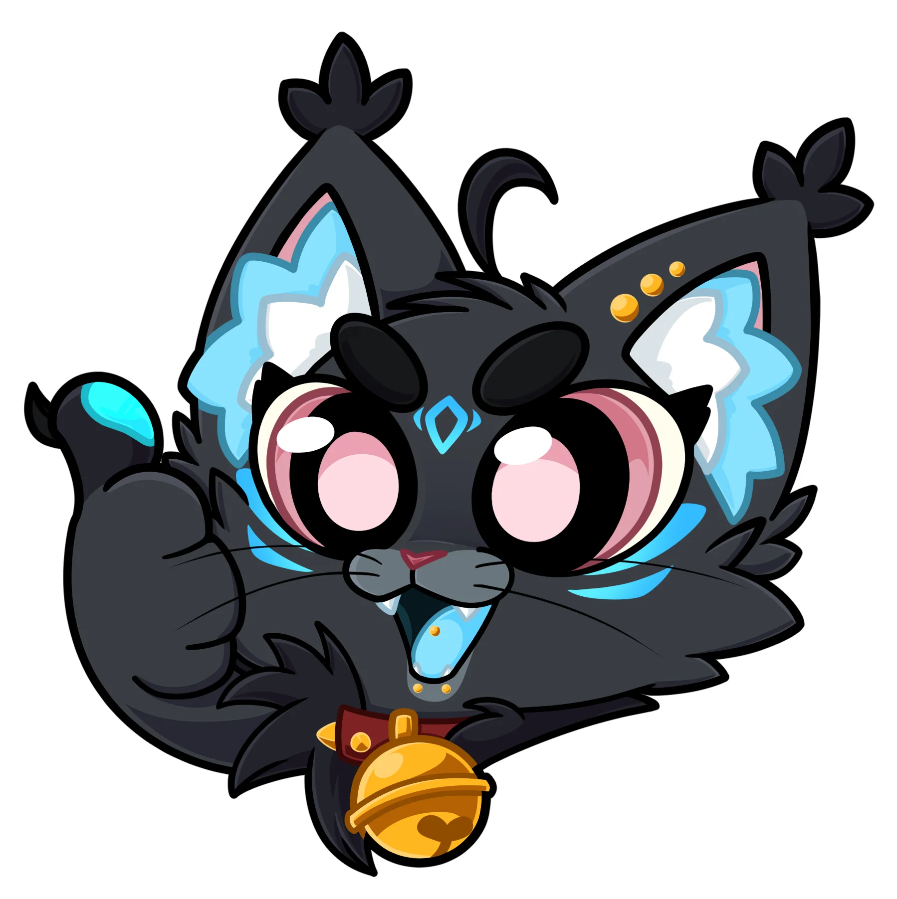 Blaqkkat - Sticker