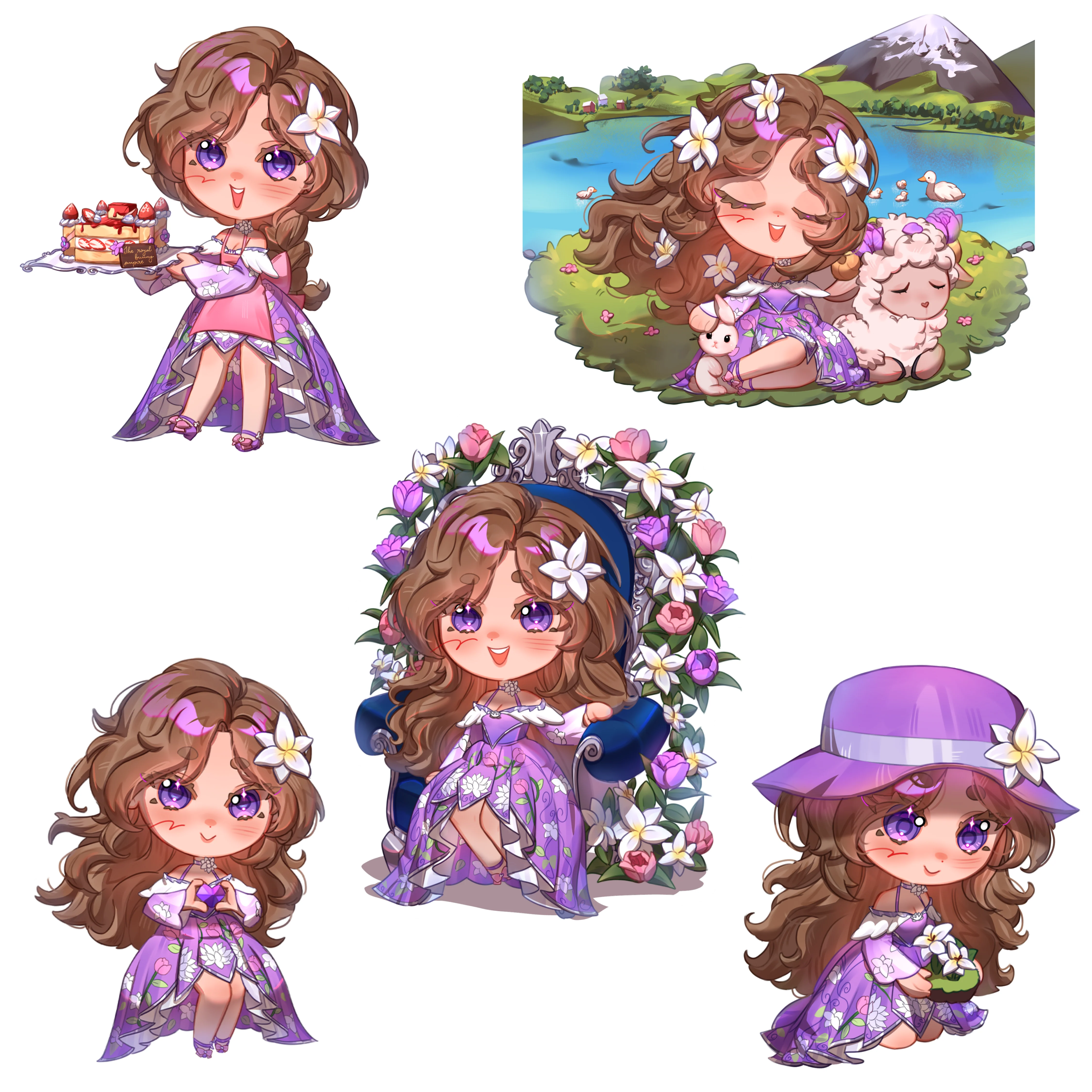 BunnyWinterLily Sticker Pack