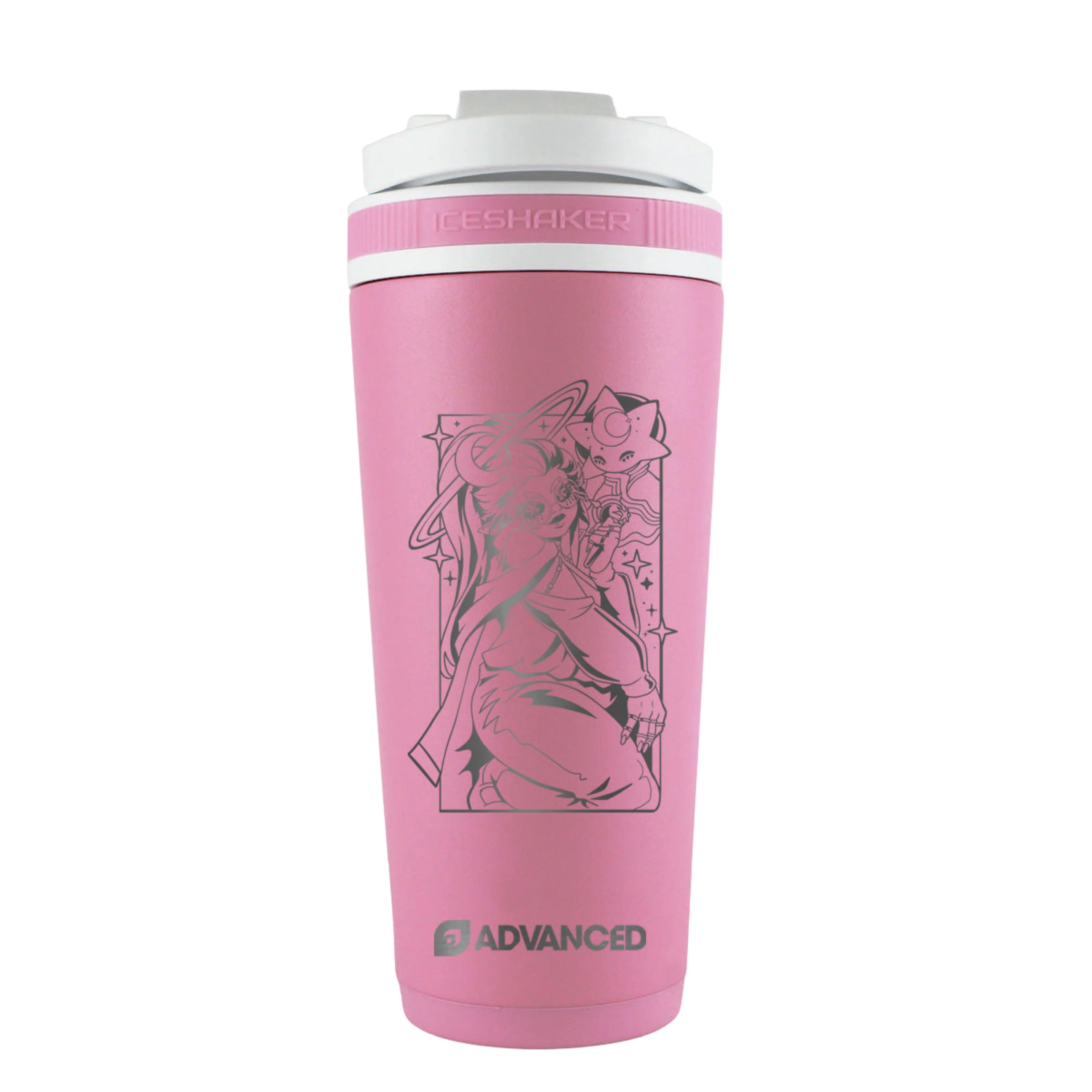 Captain 26oz Ice Shaker - Pink