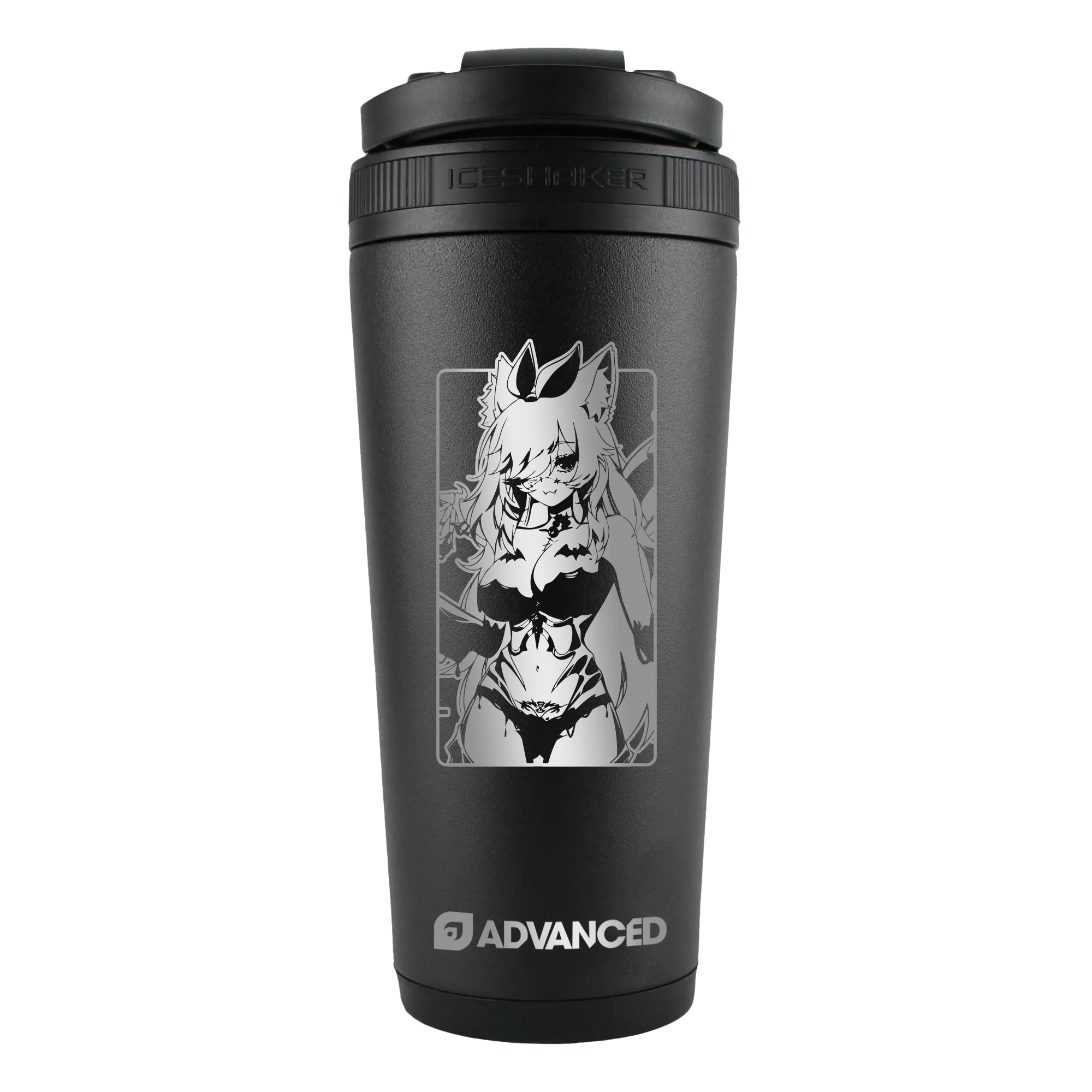 Cherriglitch v2 Custom 26oz Ice Shaker - Black
