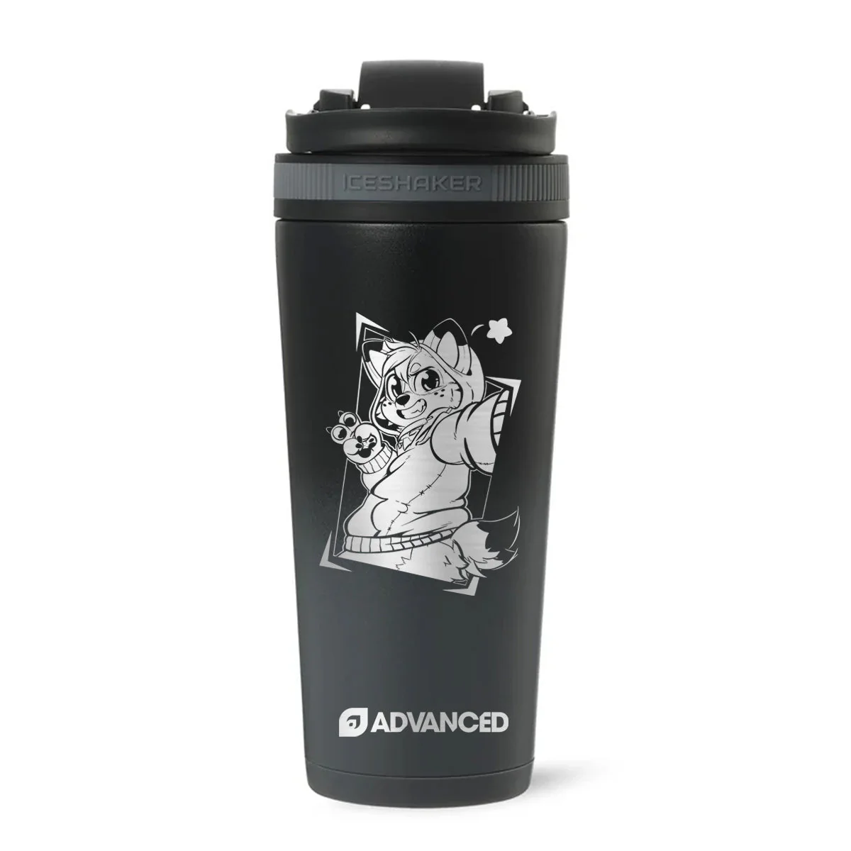 Corgi Cam Custom 26oz Ice Shaker - Grey Color Rush