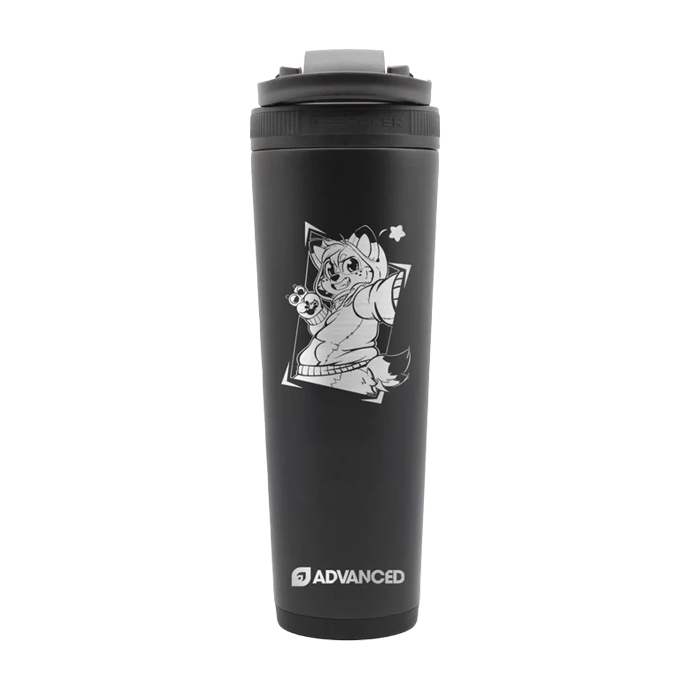 Corgi Cam Custom 32oz Ice Shaker - Black - Image 2