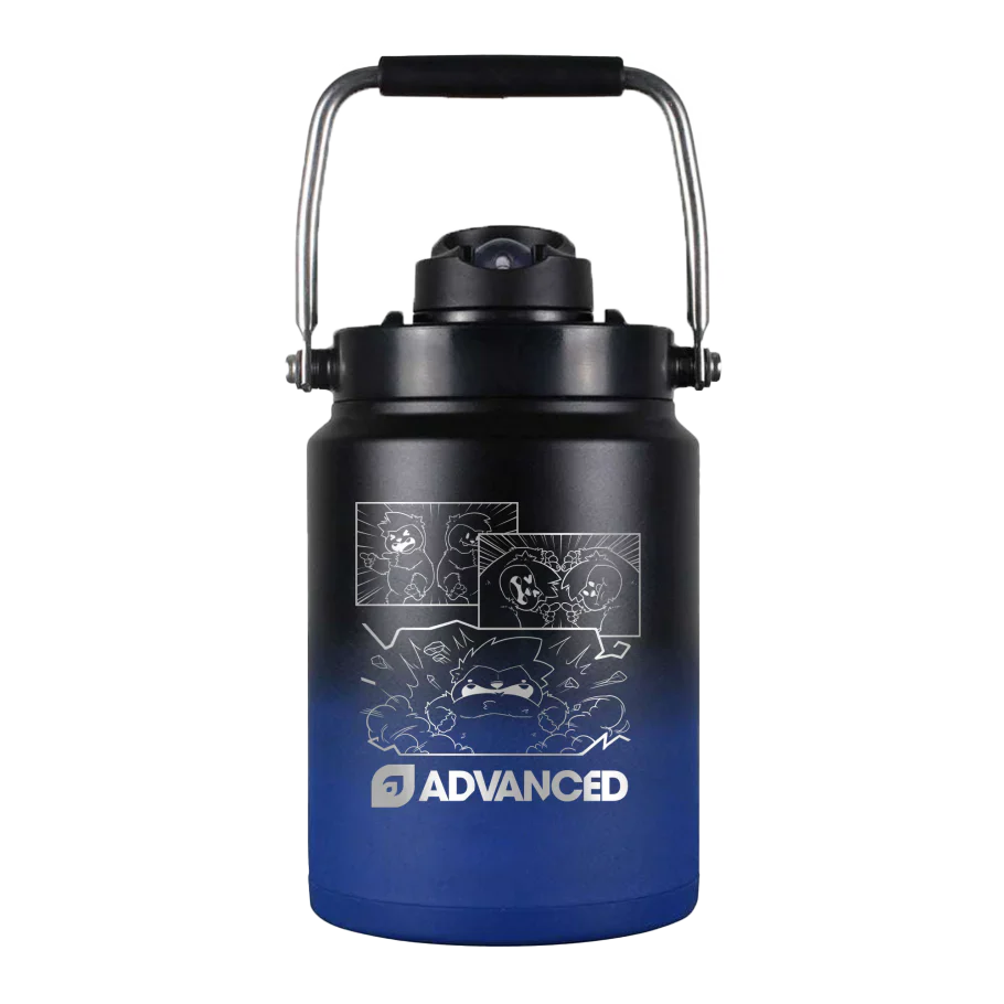 Crream x ADVANCED® Half Gallon Jug - Navy Black Ombre