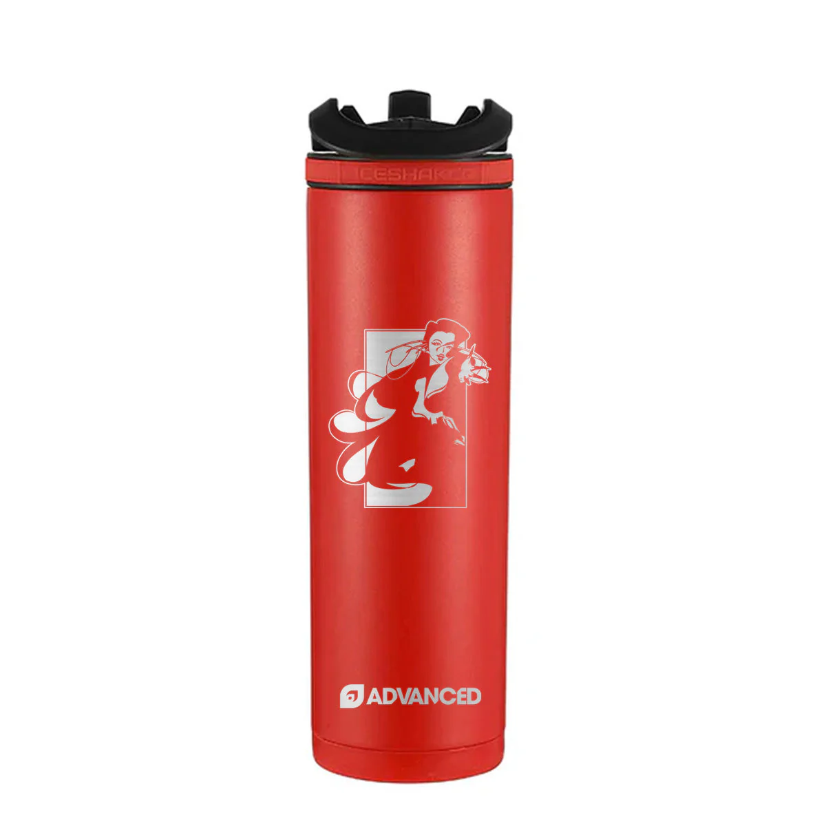 DeadlyDesiree Custom 20oz Sport Bottle - Red
