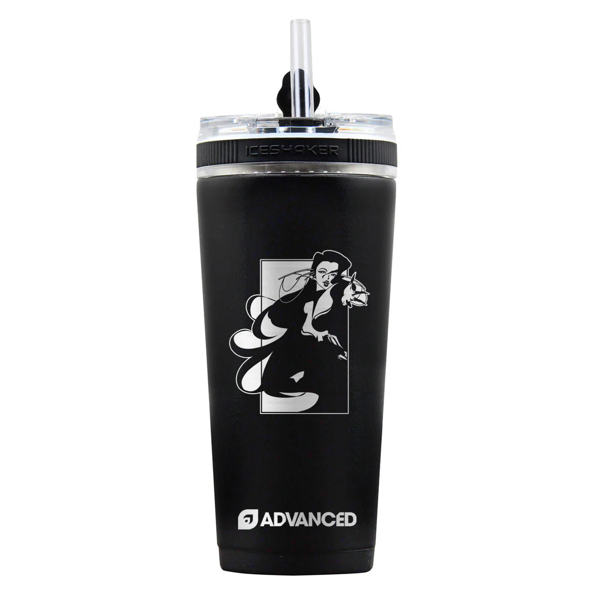 DeadlyDesiree Custom 26oz Flex Bottle - Black