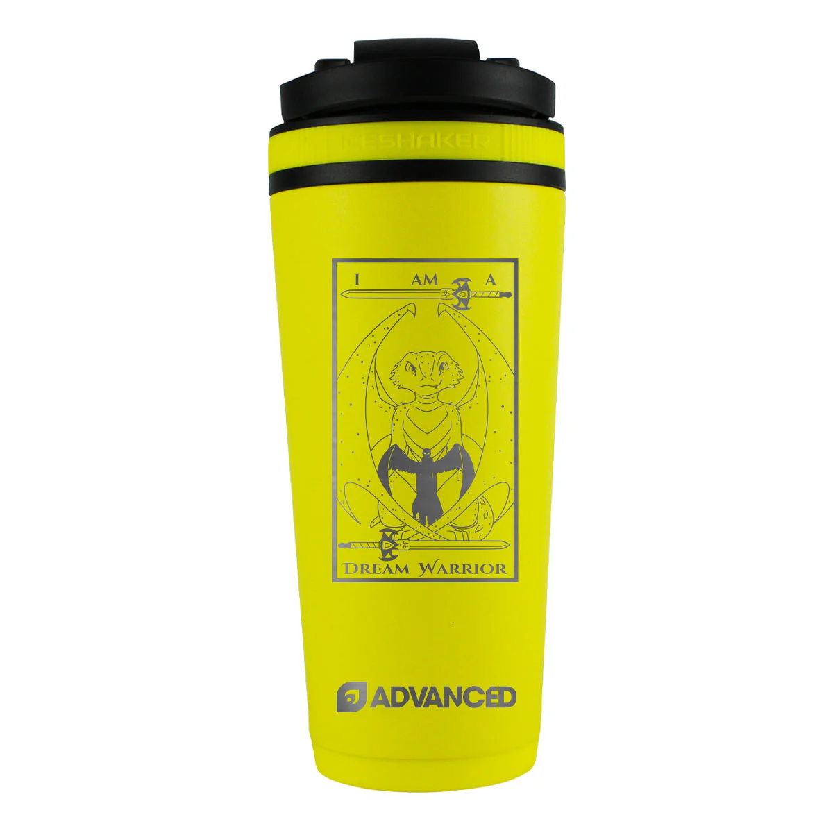 DreamWarrior V2 X ADVANCED Premium 26oz Ice Shaker - Yellow - Image 2