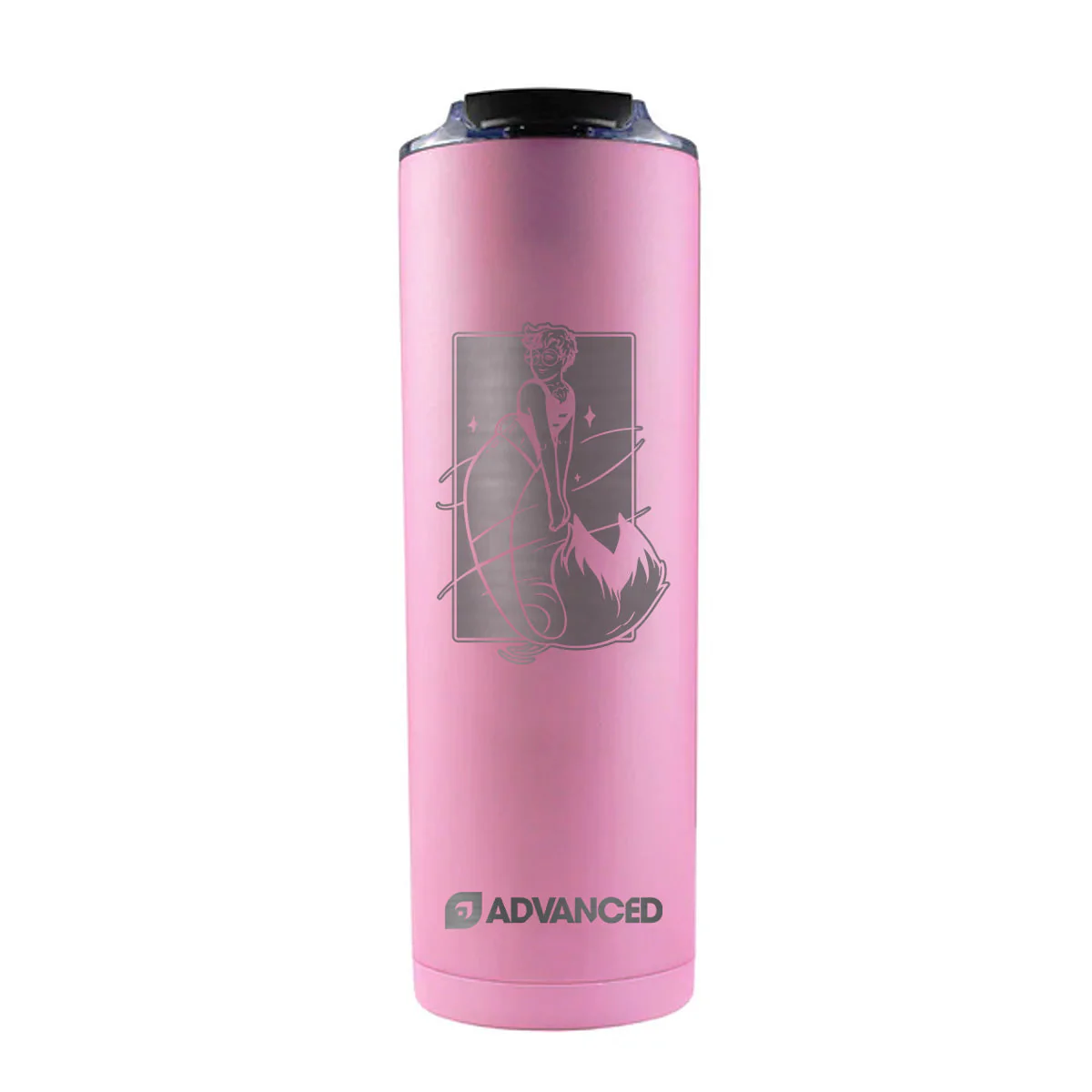 Electric Mermaid Custom 20oz Skinny Tumbler - Pink