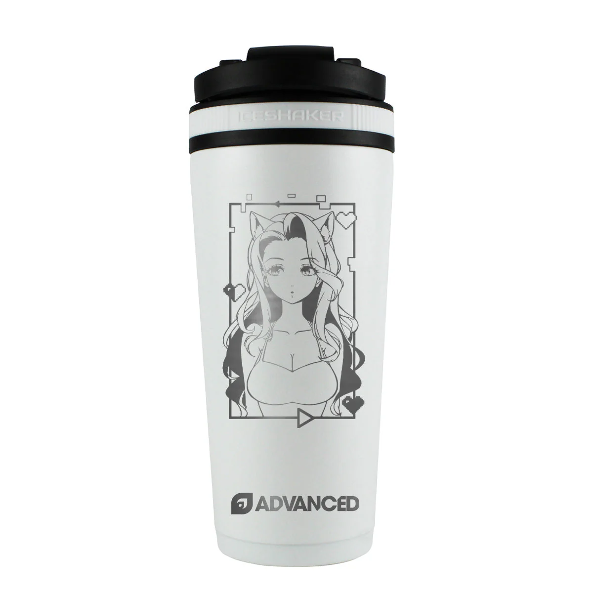 Emidivergent x ADVANCED Premium Ice Shaker - White - Image 2