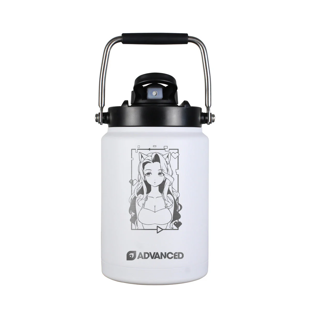 Emidivergent Half Gallon White Jug - Image 2