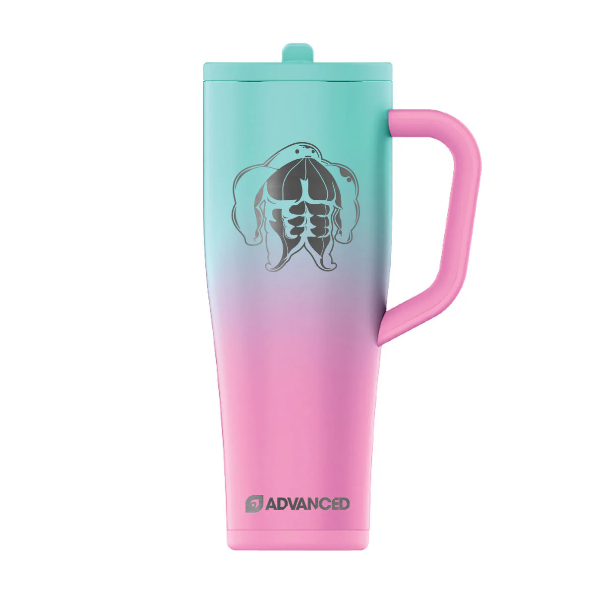 Emiliath Custom 40oz Legend Series Ice Shaker - Pink Mint Ombre