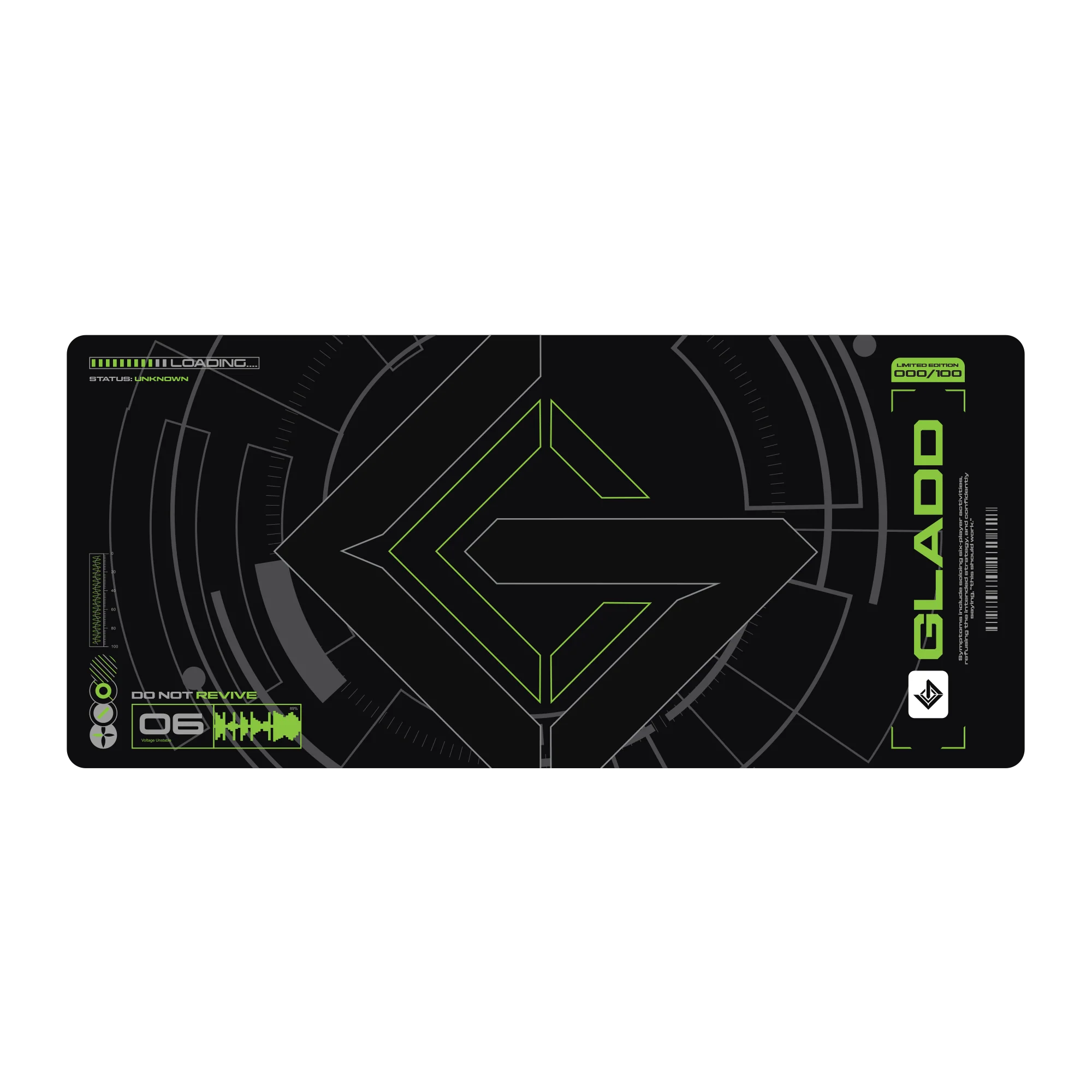 Gladd XXL Deskmat - Serialized