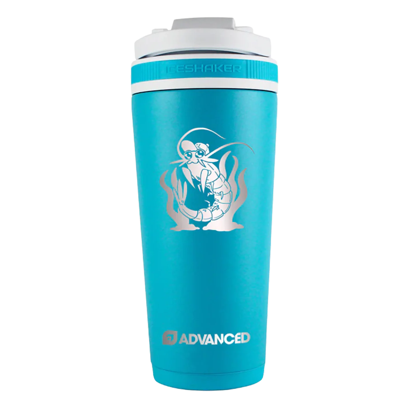 Glowl Custom 26oz Shaker - Caribbean Blue - Image 2