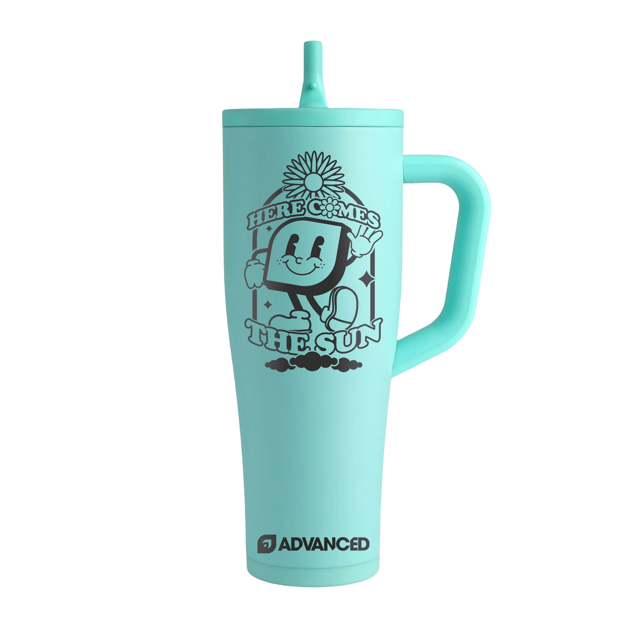 Vance Here Comes The Sun 40oz Tumbler - Mint
