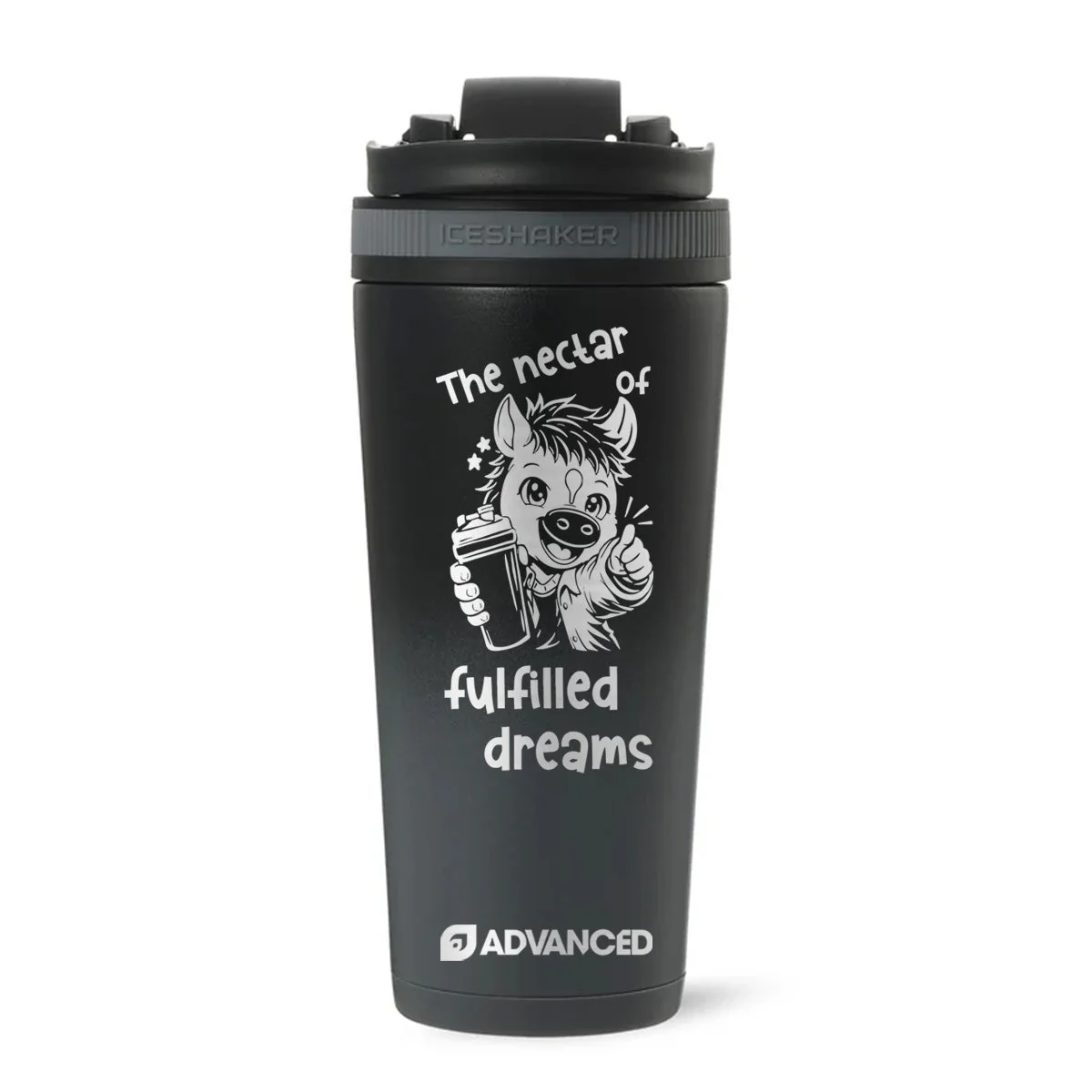 Hoef Custom 26oz Ice Shaker - Grey Color Rush