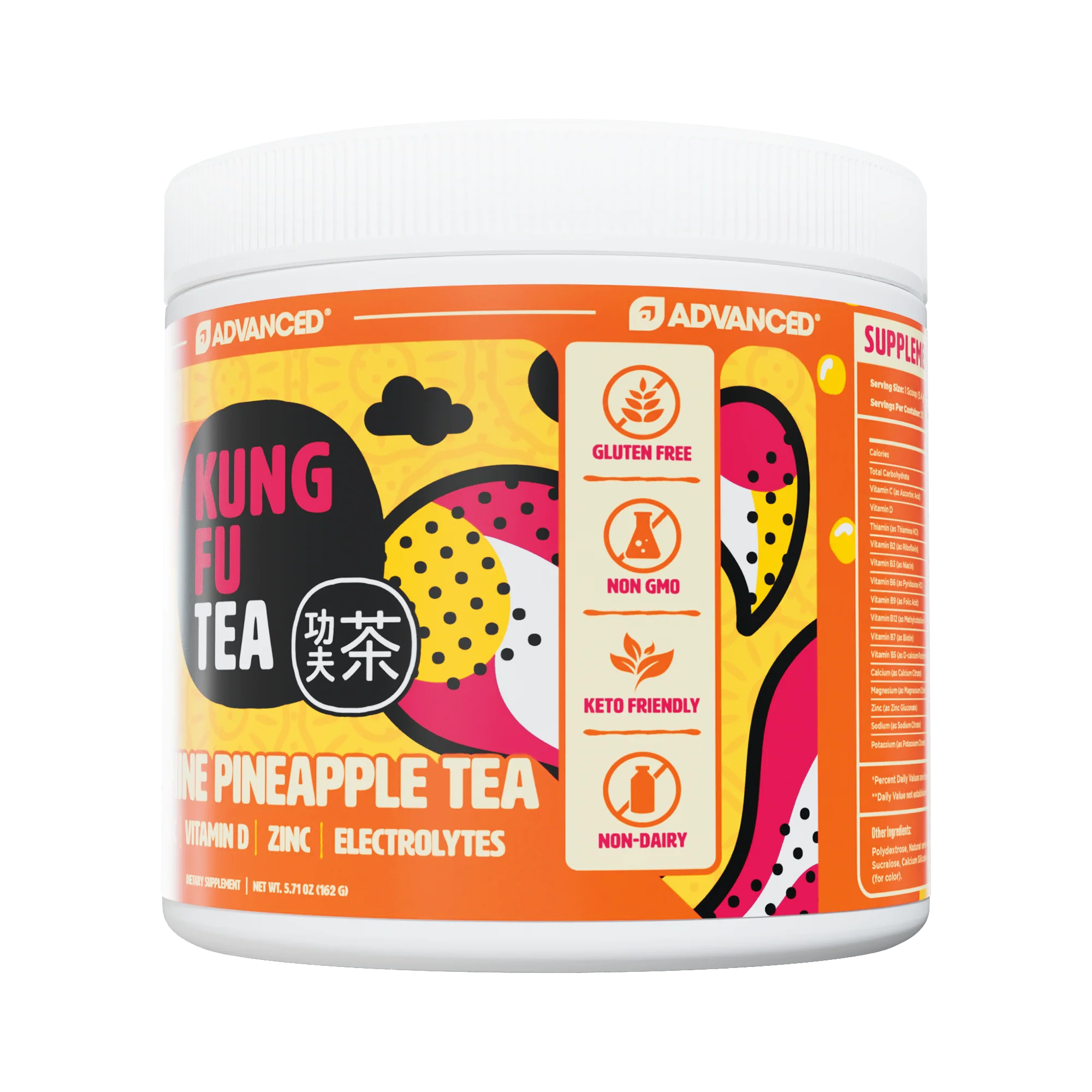 Immunity+ Hydration Kung Fu Tea Sunshine Pineapple Tea - Image 3