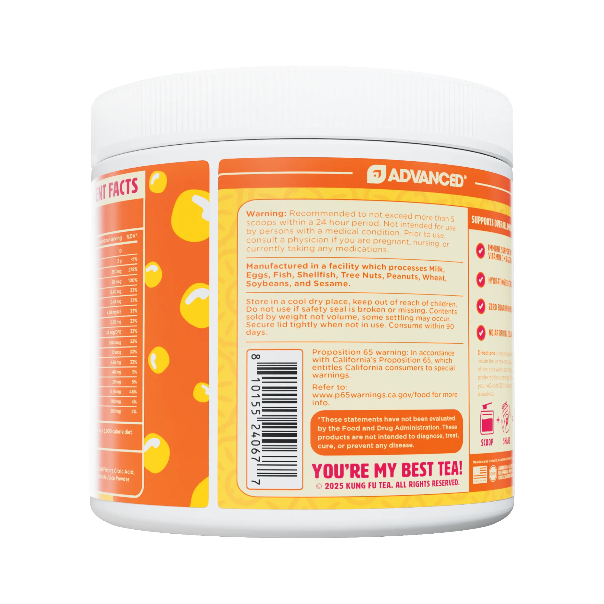 Immunity+ Hydration Kung Fu Tea Sunshine Pineapple Tea - Image 5