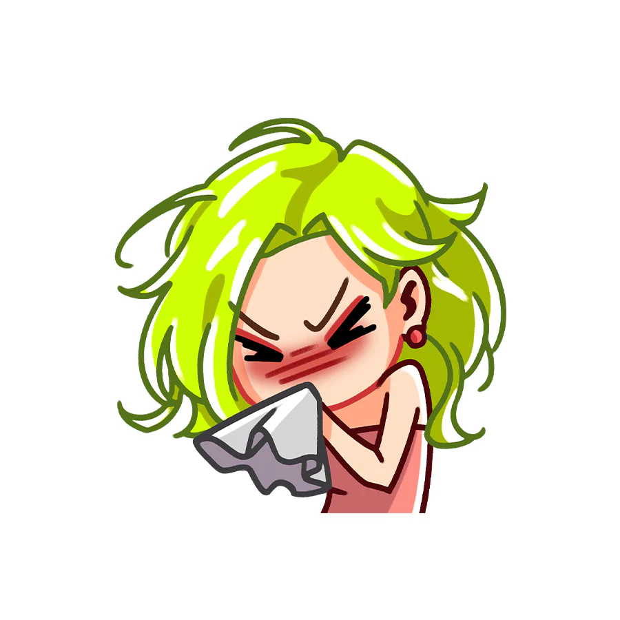 Jojo Sneeze Sticker
