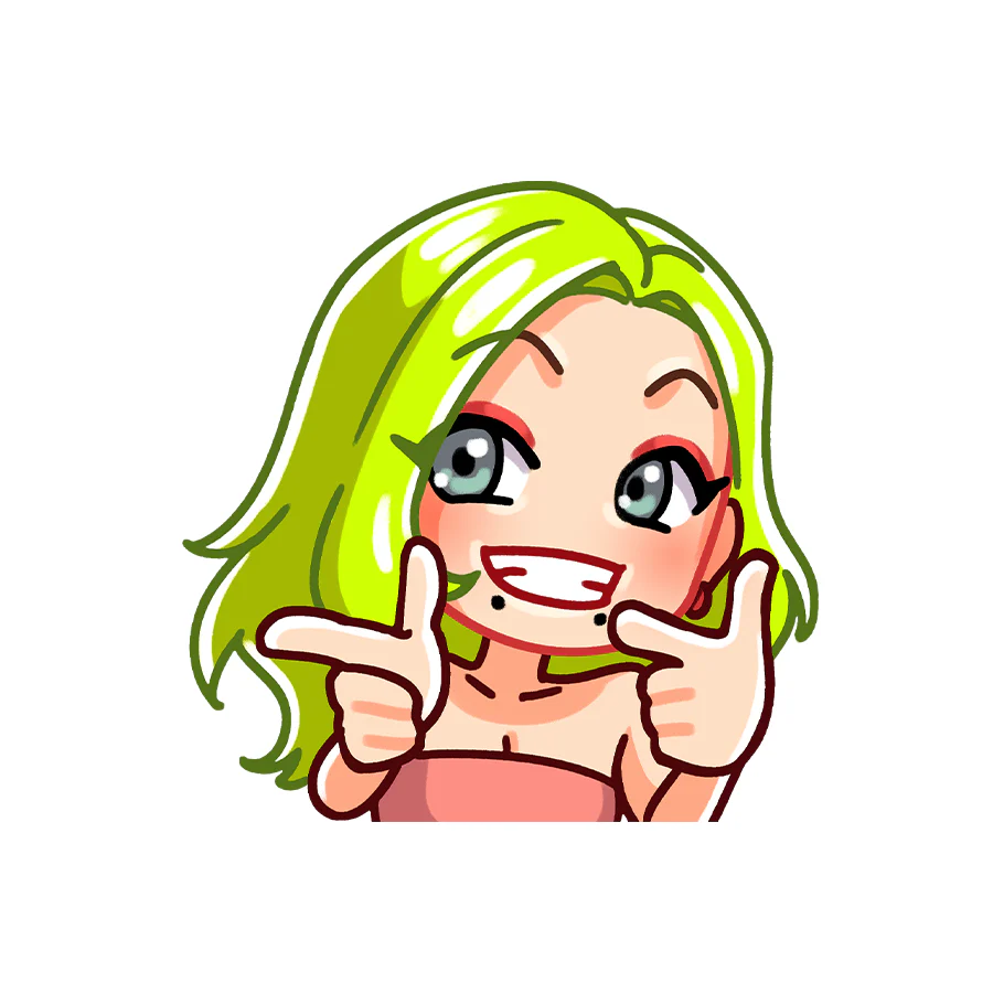 Jojo Finger Guns Sticker