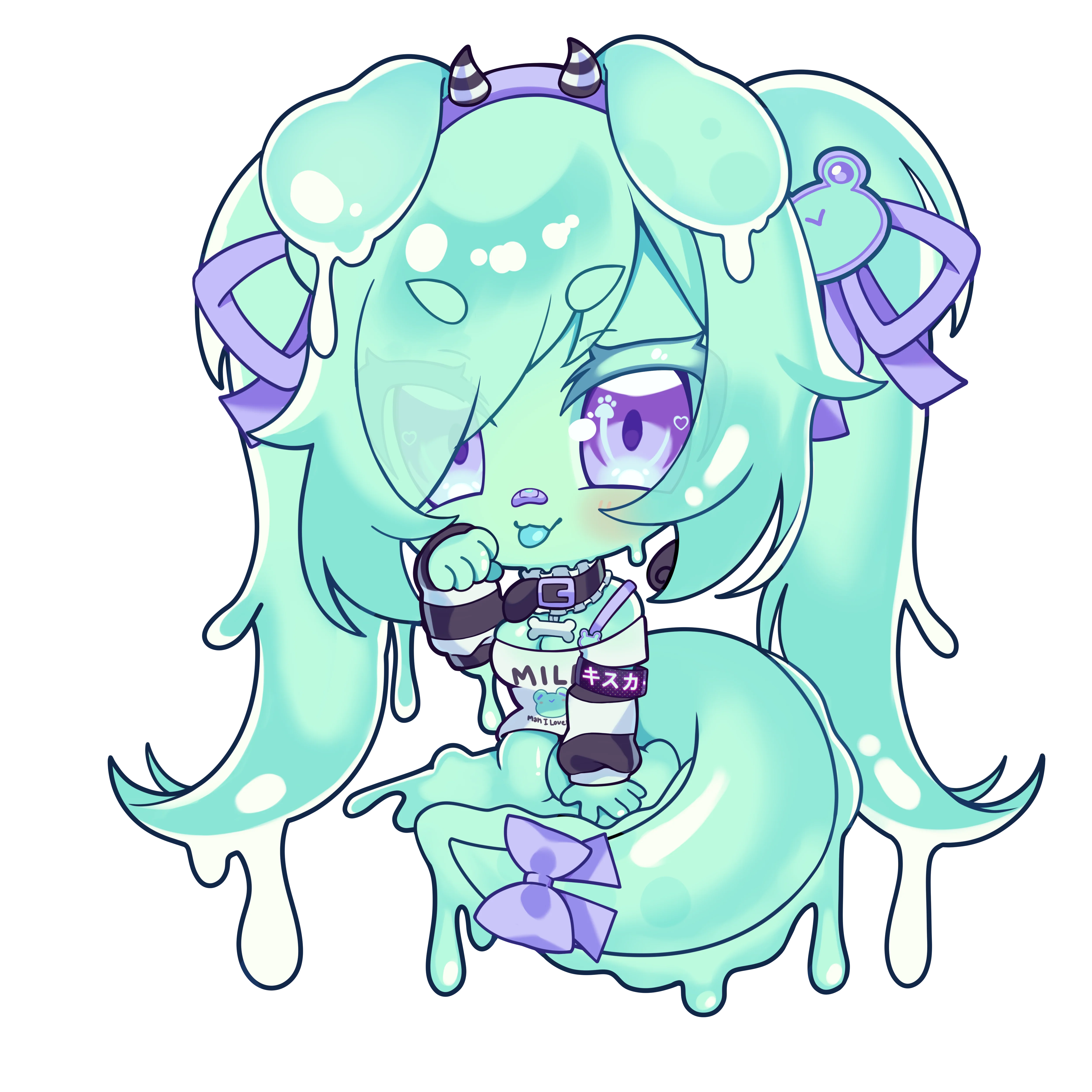 Froggie Slime Sticker - Image 2