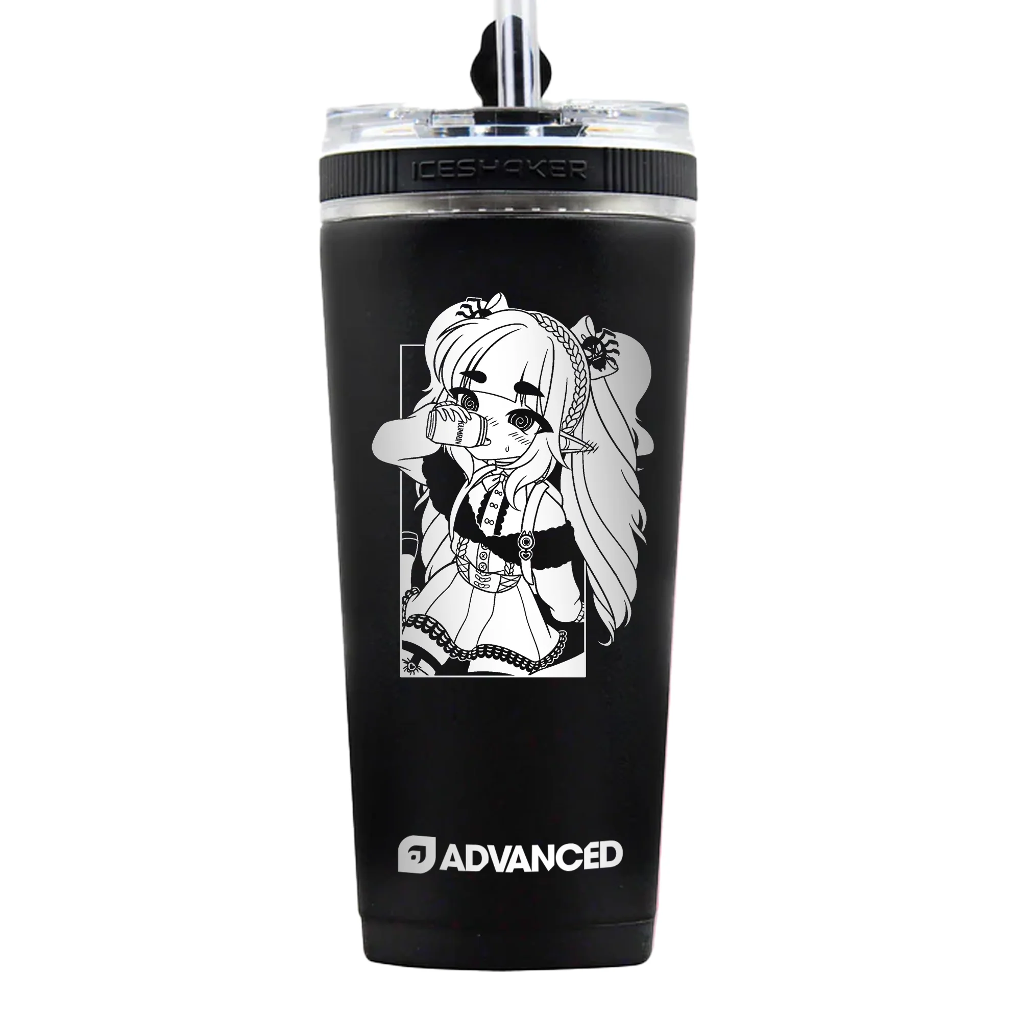 Kumogorogoro V2 Custom 26oz Flex Bottle - Black - Image 2