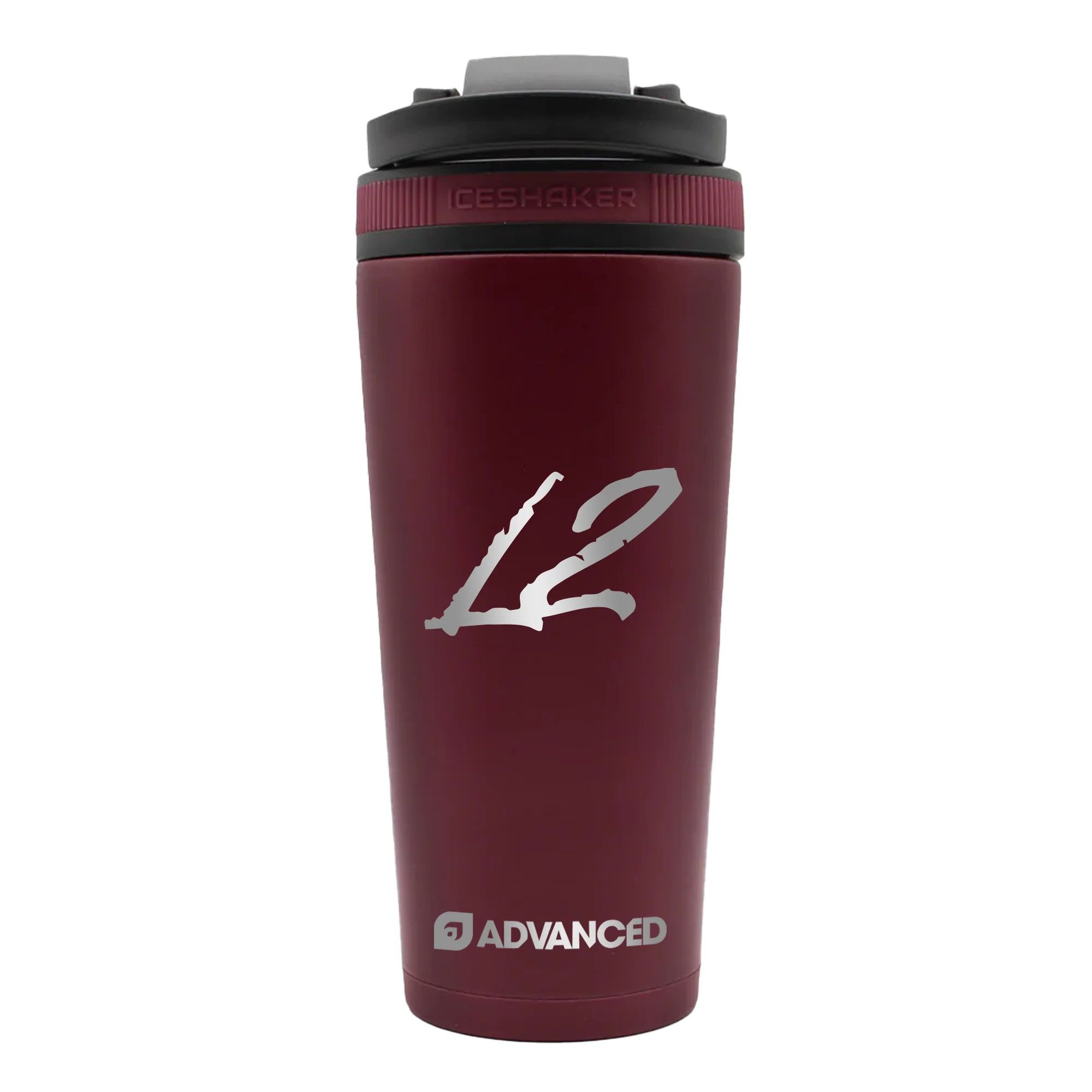 L21saac Custom 26oz Ice Shaker - Maroon - Image 2