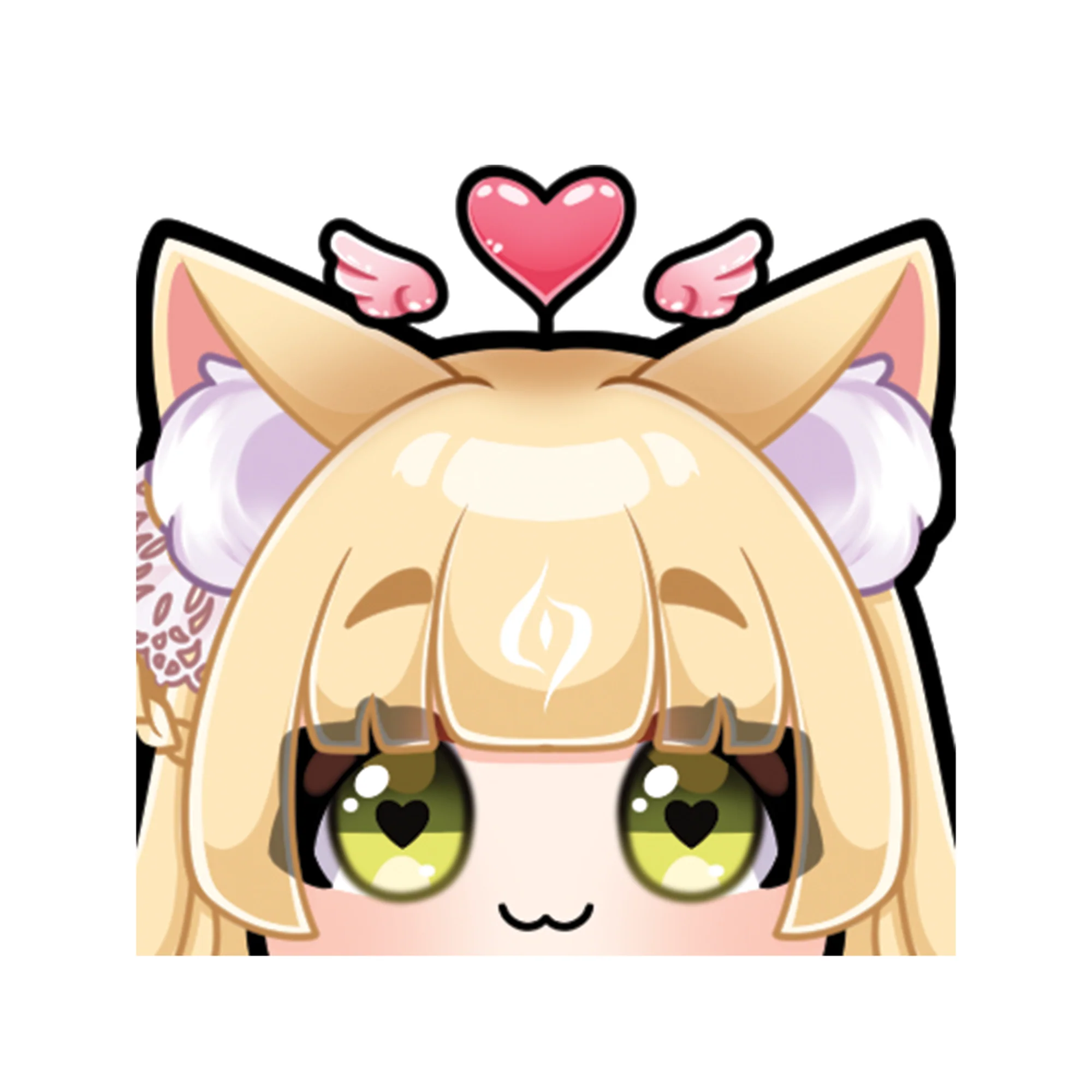Lannah's Love Eyes Valentine's Sticker