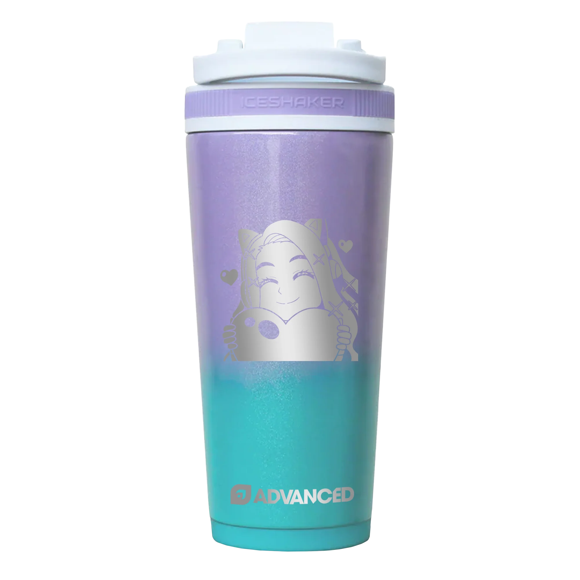 MochaMom Custom 26oz Ice Shaker - Mermaid