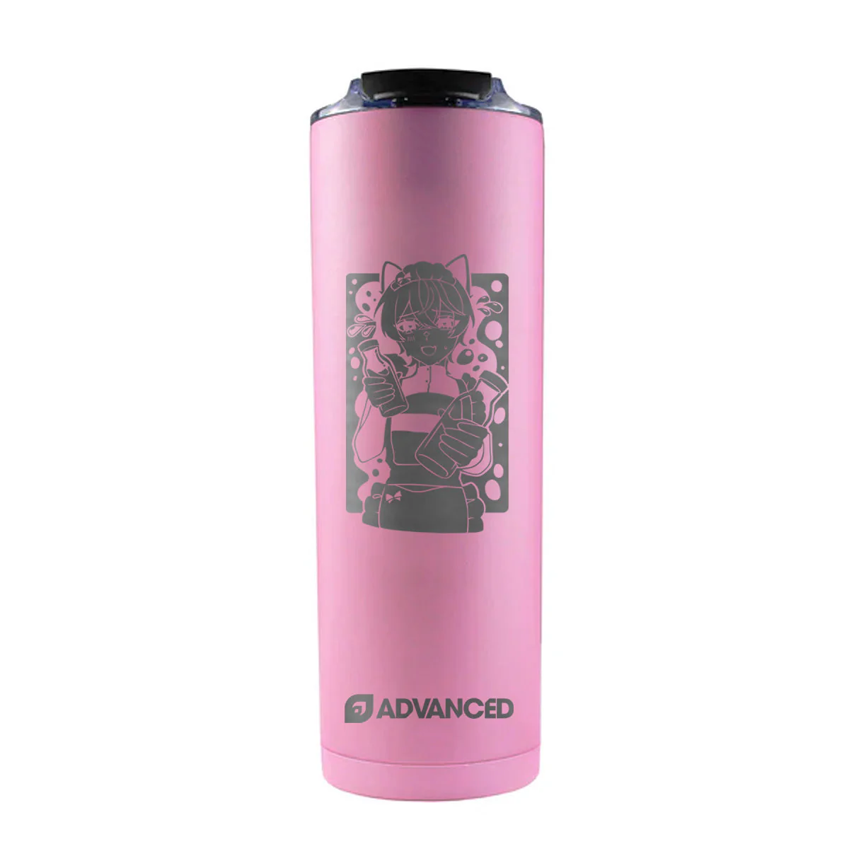 MaNameBin Custom 20oz Skinny Tumbler - Pink