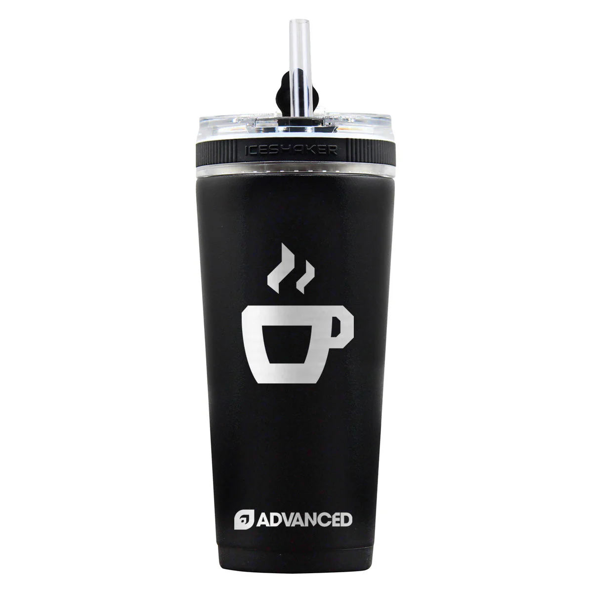 Espresso Custom 26oz Flex Bottle - Black