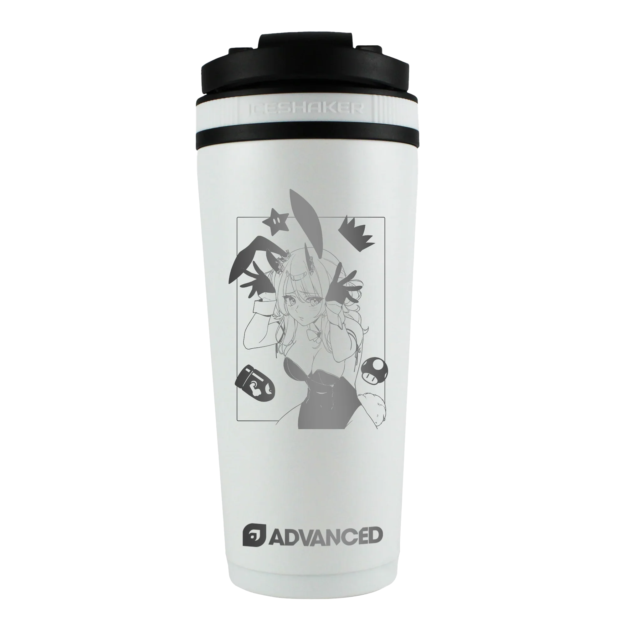 Pancakes Custom 26oz Ice Shaker - White