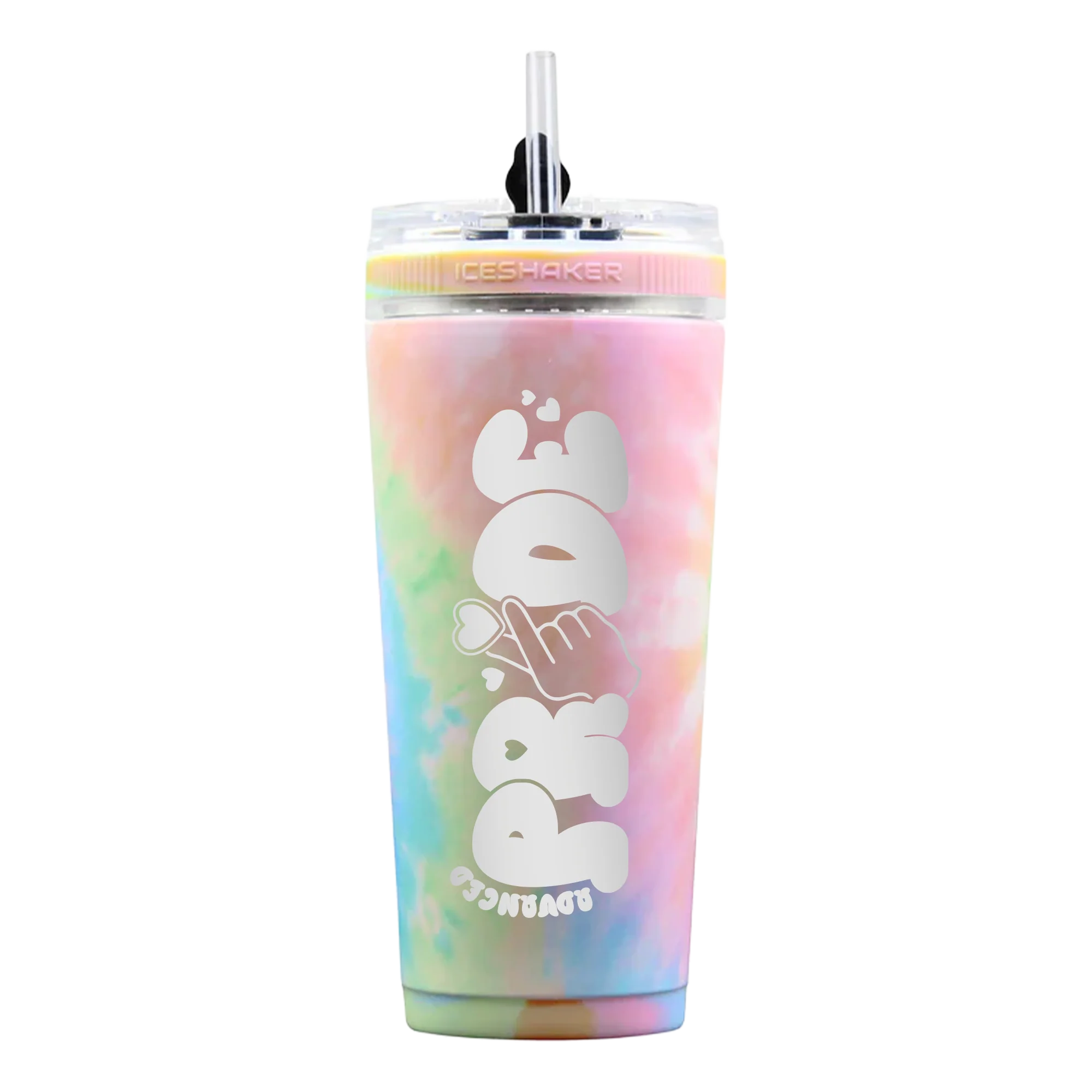 ADVANCED Pride 26oz Flex Ice Shaker - Tie Dye