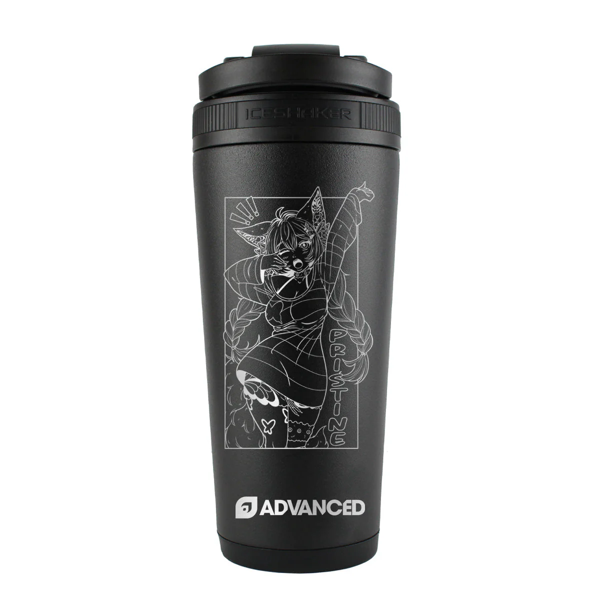 Pristine Custom 26oz Ice Shaker - Black - Image 2