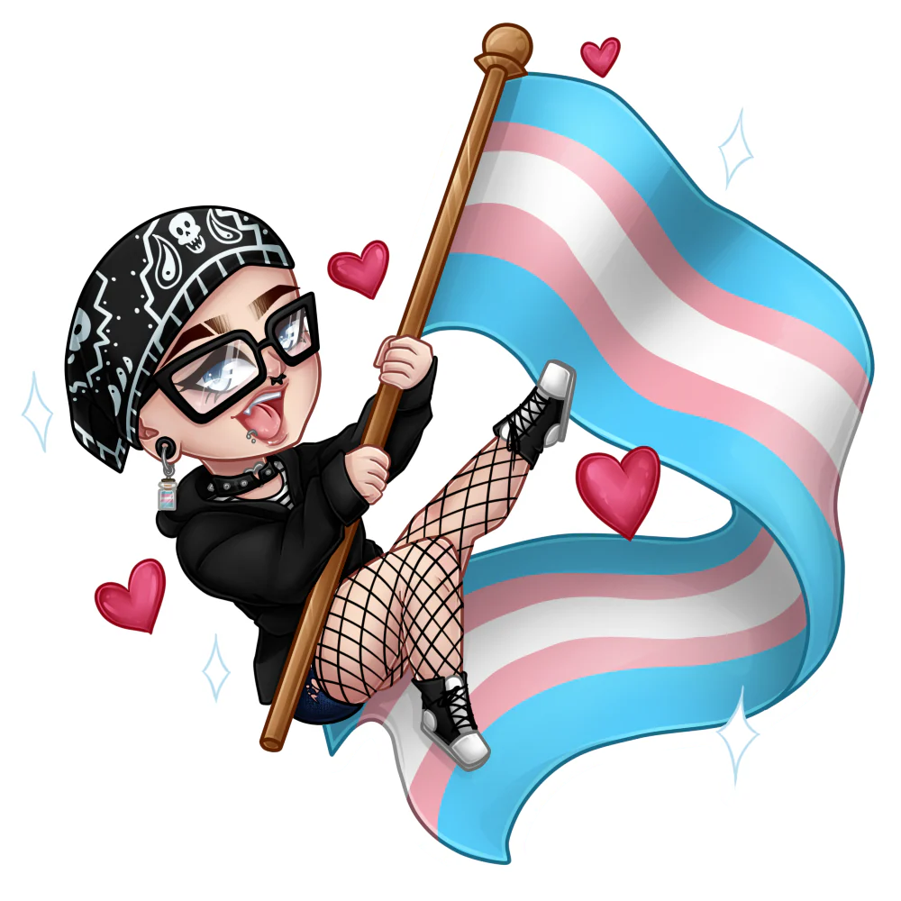 Riot's Pride Trans Sticker