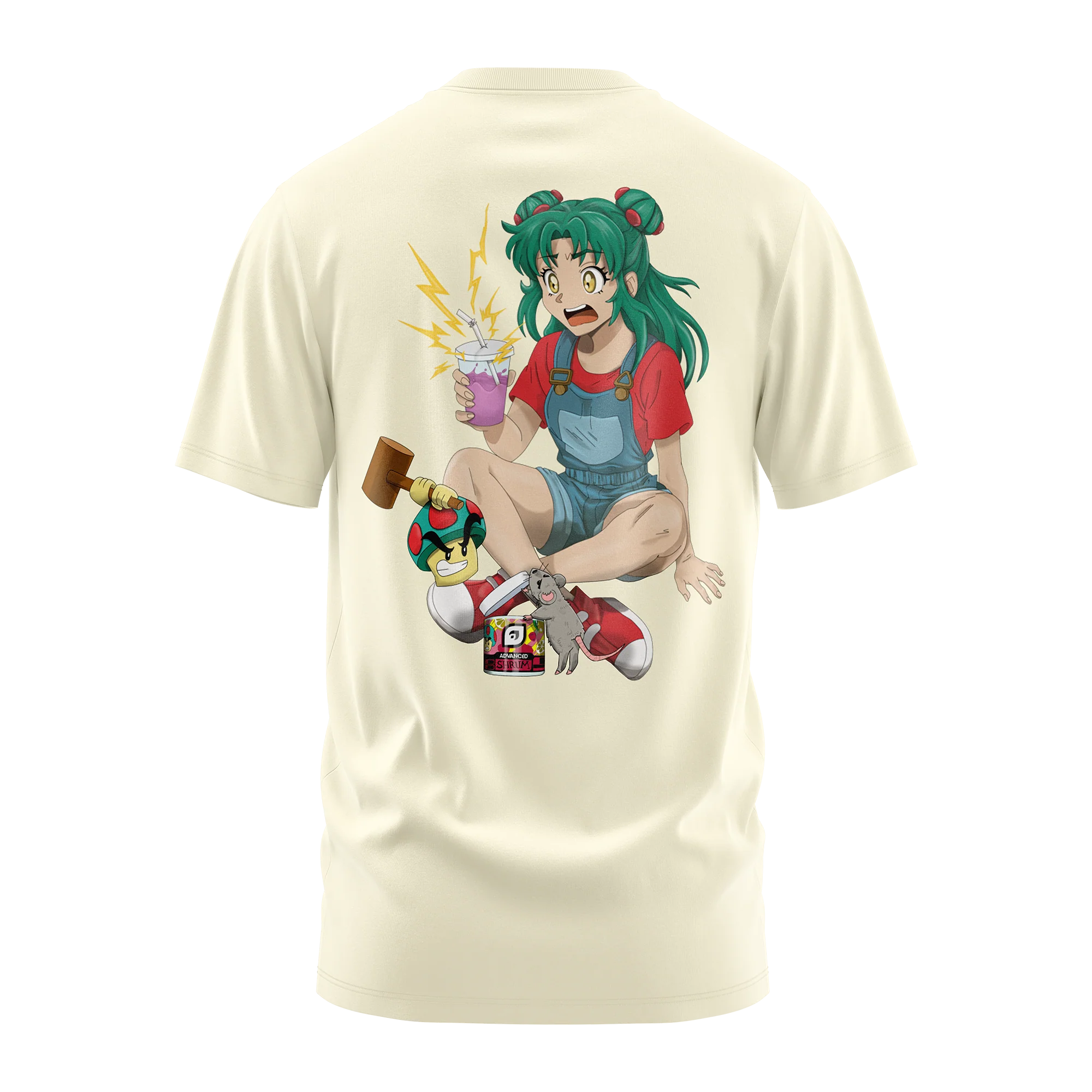Shrum T-Shirt - Cream - Image 2
