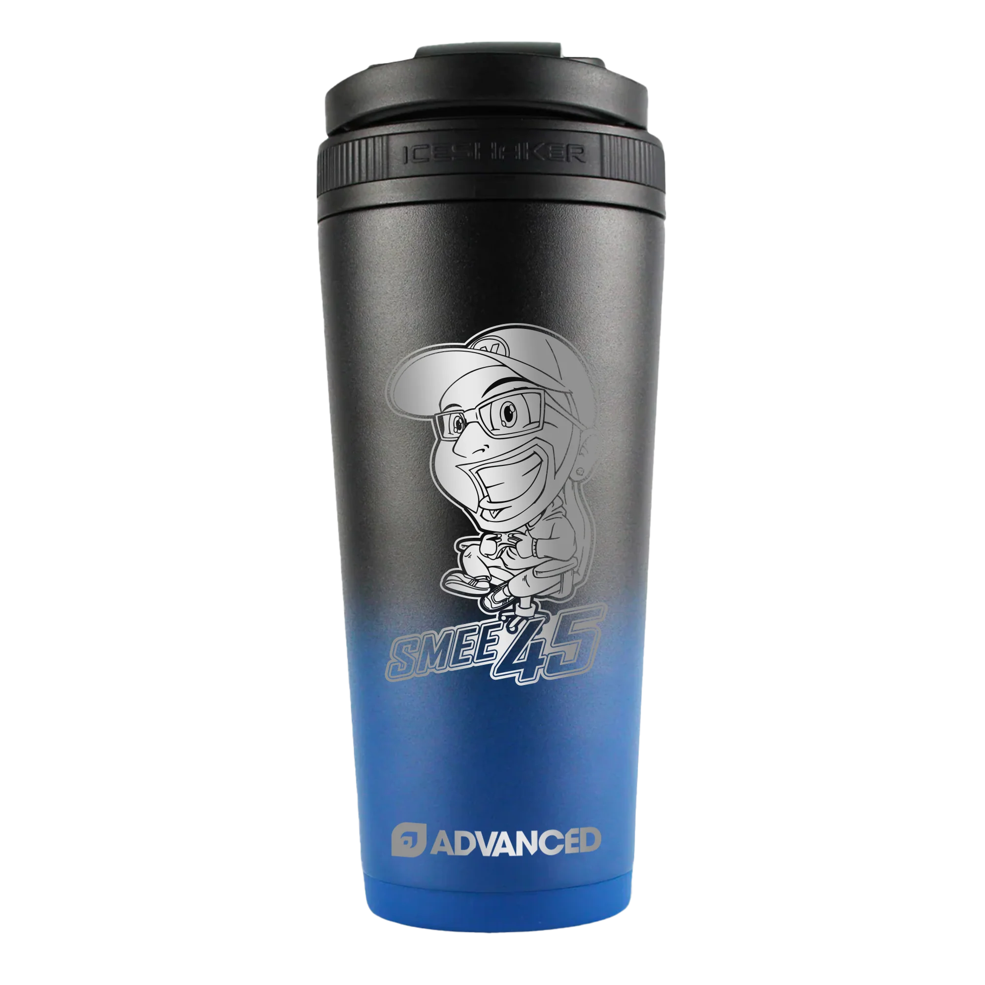 Smee 45 Custom 26oz Ice Shaker - Navy Black Ombre
