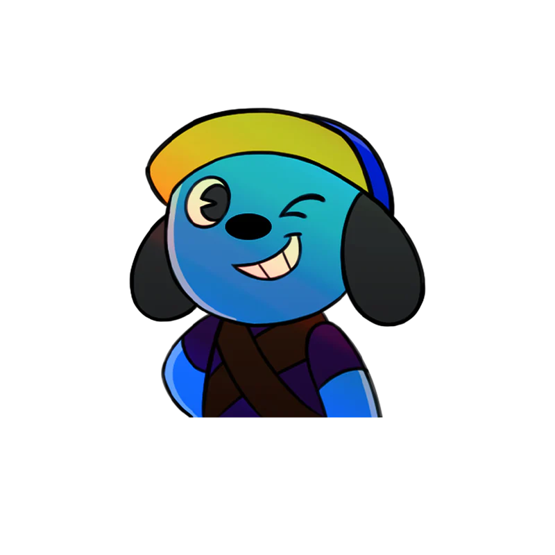 Smirky Sticker