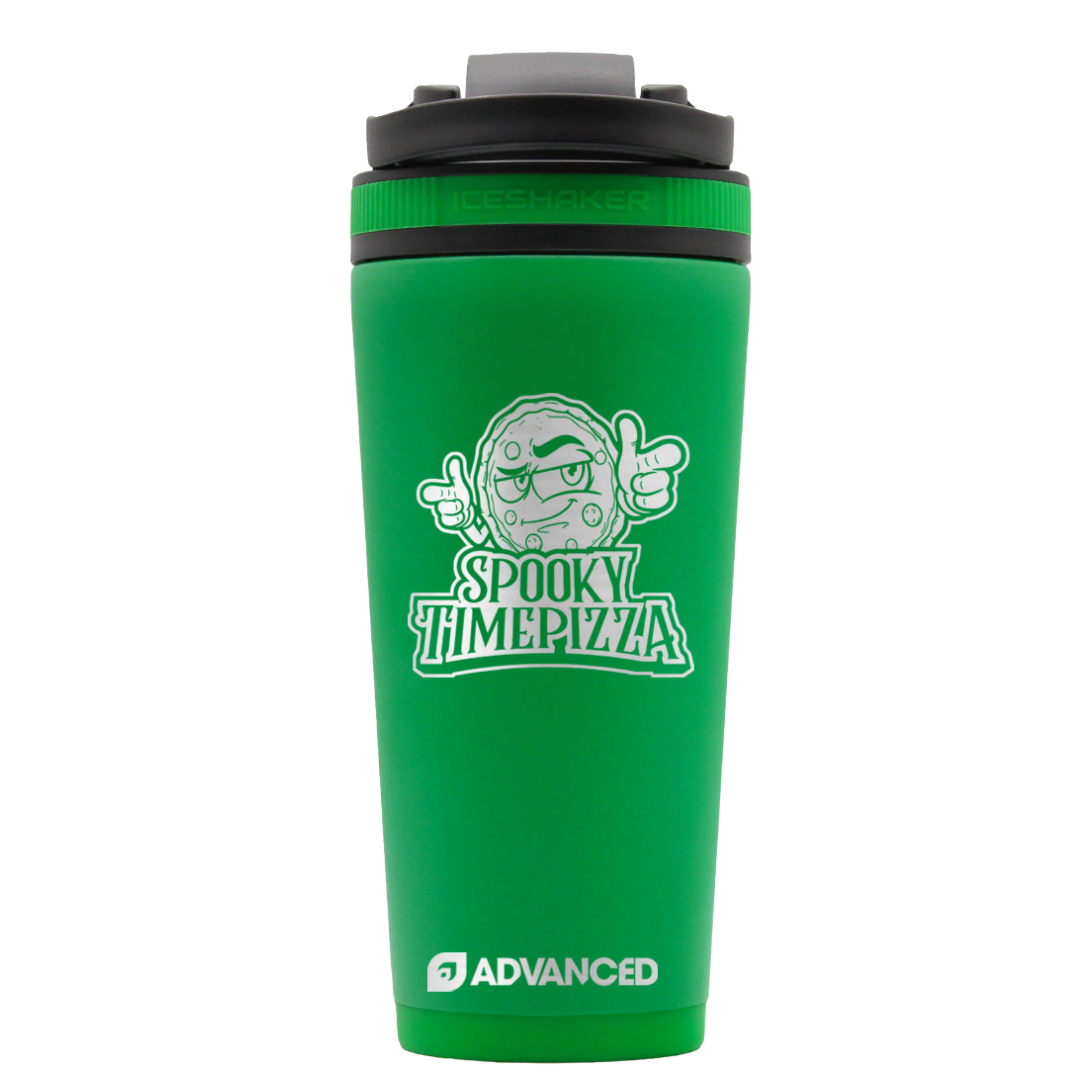 SpookyTimePizza Custom 26oz Ice Shaker - Dragon Green