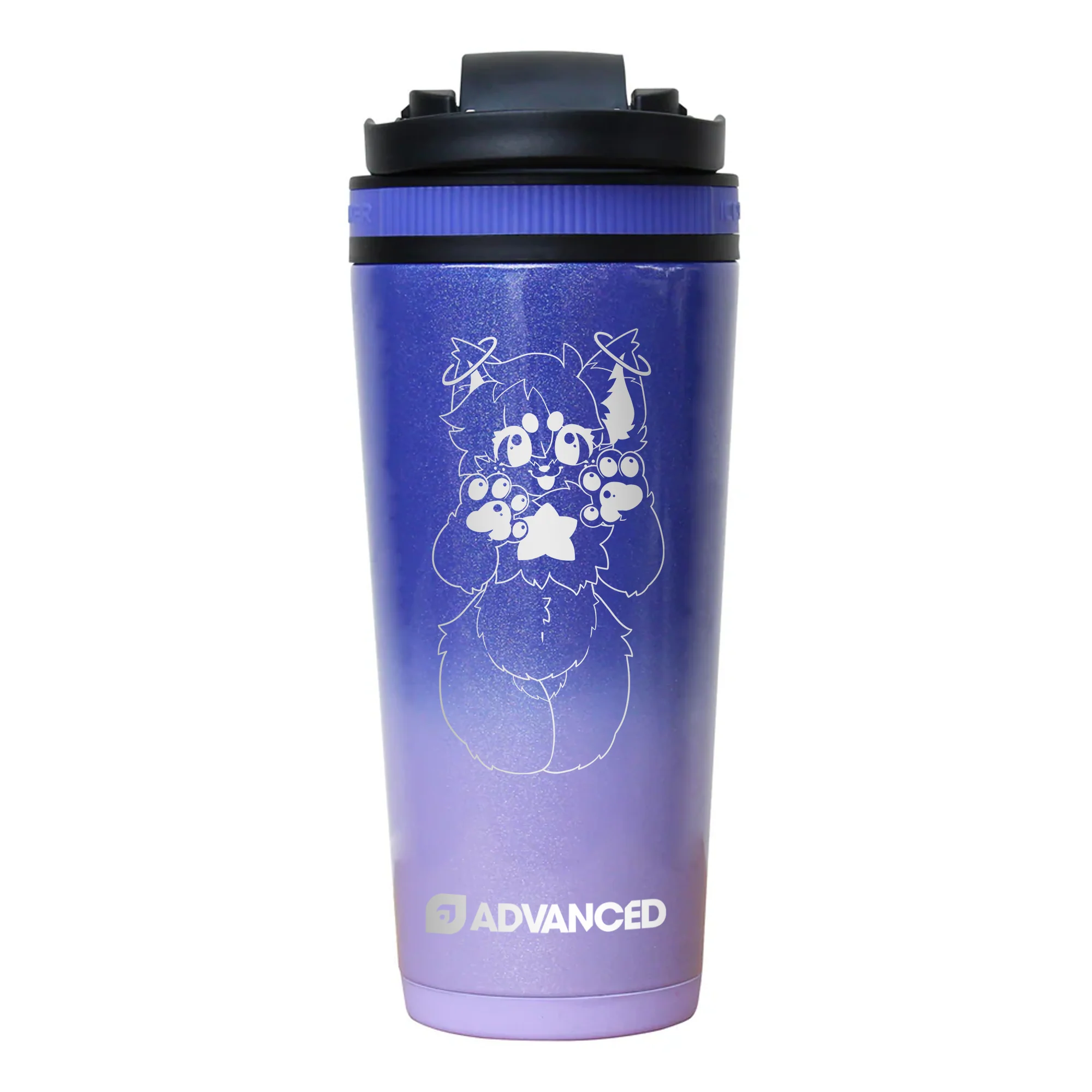 StarCosmic Custom 26oz Ice Shaker - Lilac Dreaming - Image 2