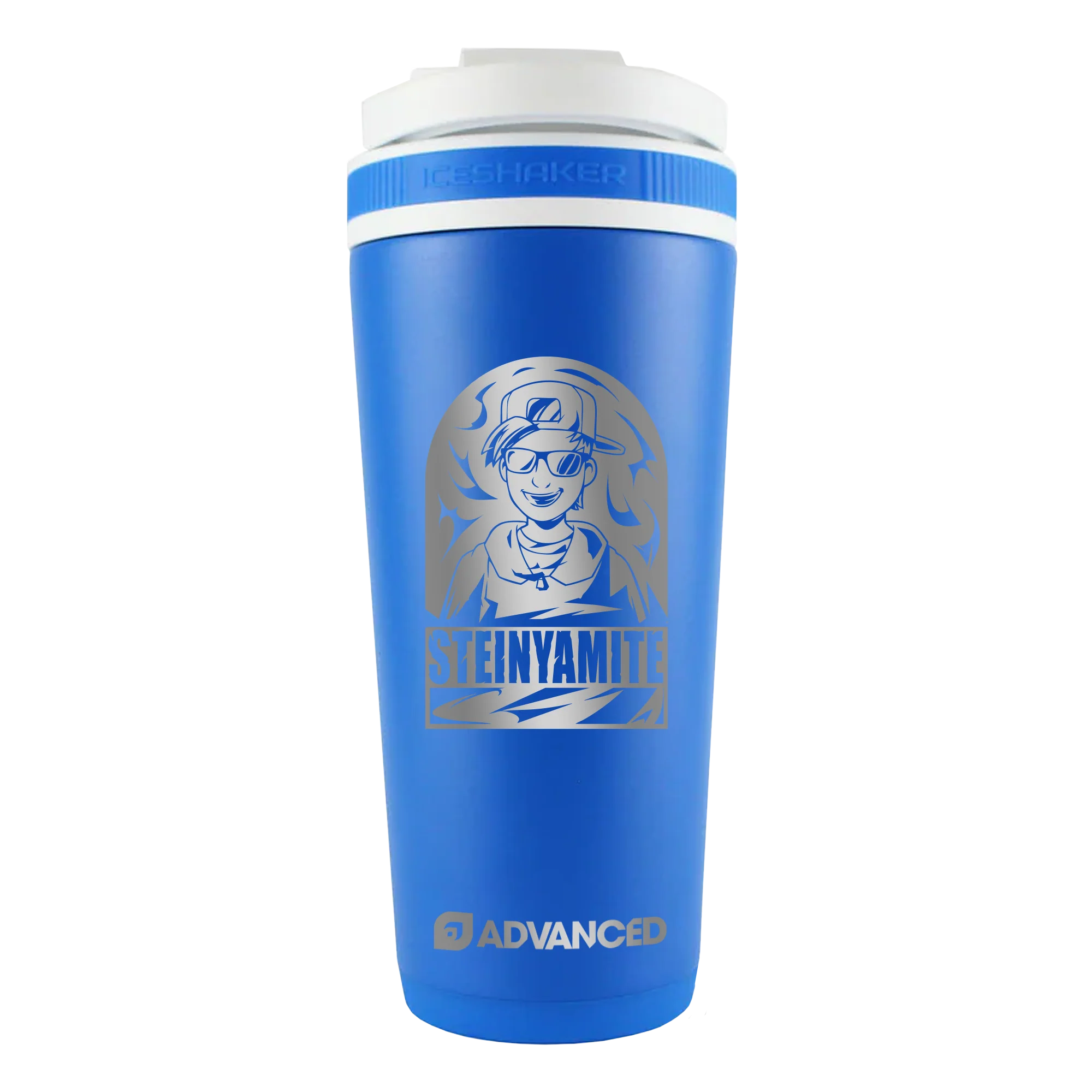 Steinyamite Custom 26oz Ice Shaker - Royal Blue