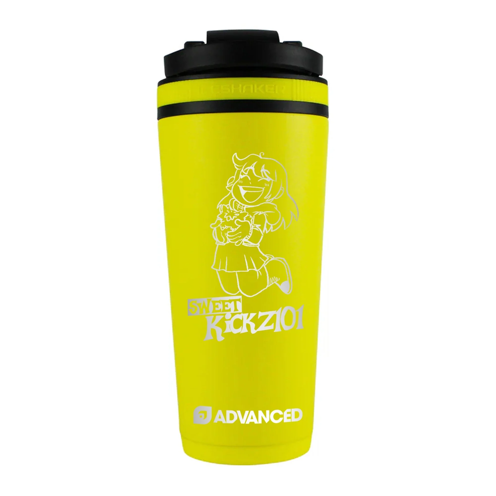 SweetkickzV2 Custom 26oz Ice Shaker - Yellow - Image 2