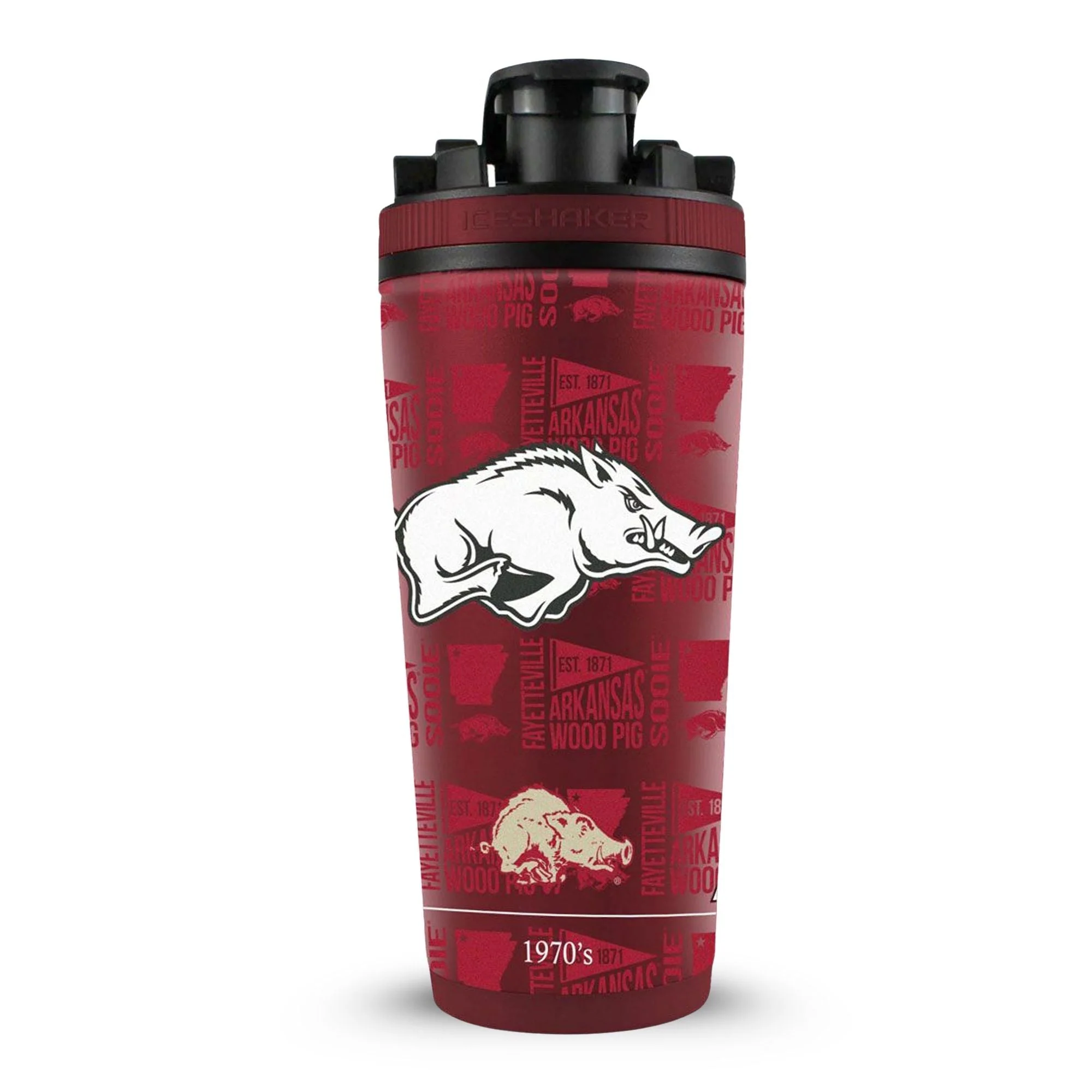 The College Vault - University of Arkansas 4D Ice Shaker - Image 2