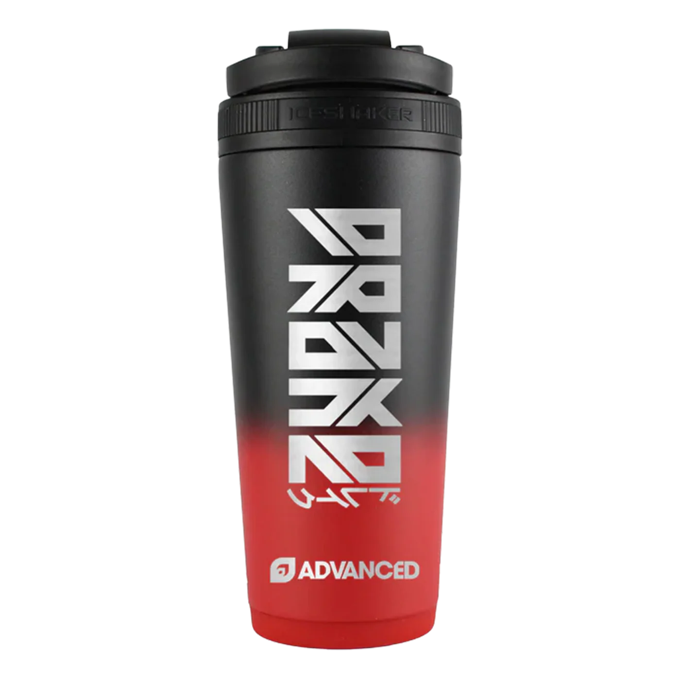 TheLostDrake V2 Custom 26oz Ice Shaker - Red Black Ombre