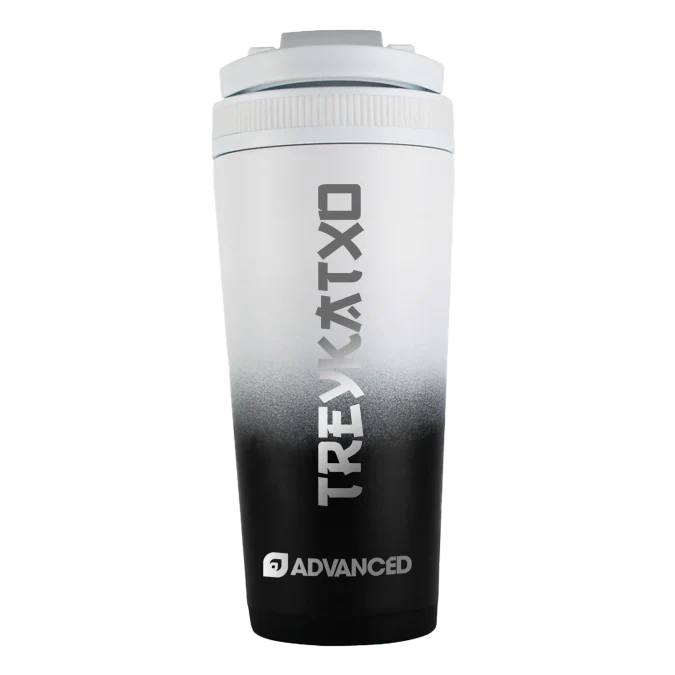 Treykatxo V2 x ADVANCED Premium 26oz Ice Shaker - Black White Ombre