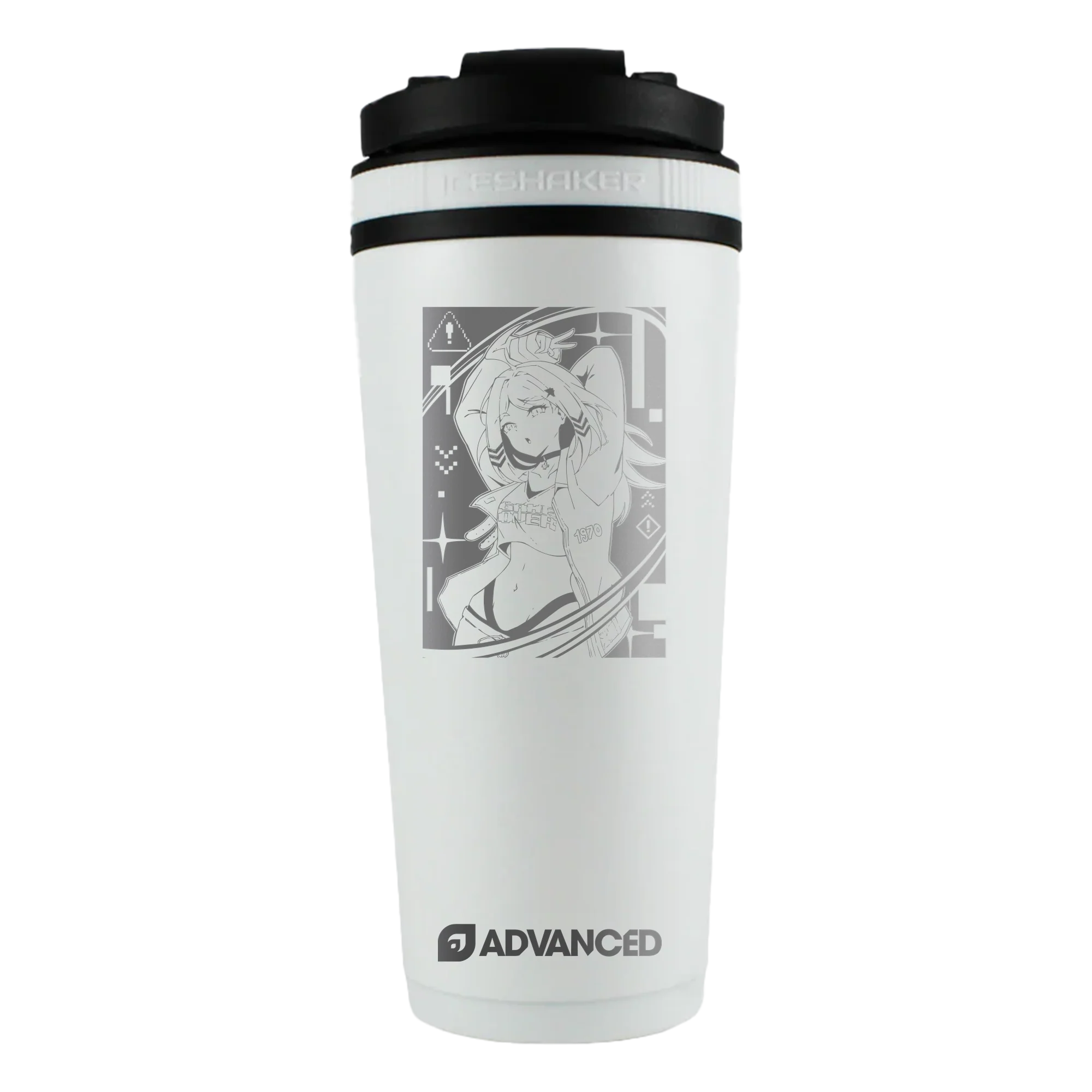 Triggerphish Custom 26oz Ice Shaker - White